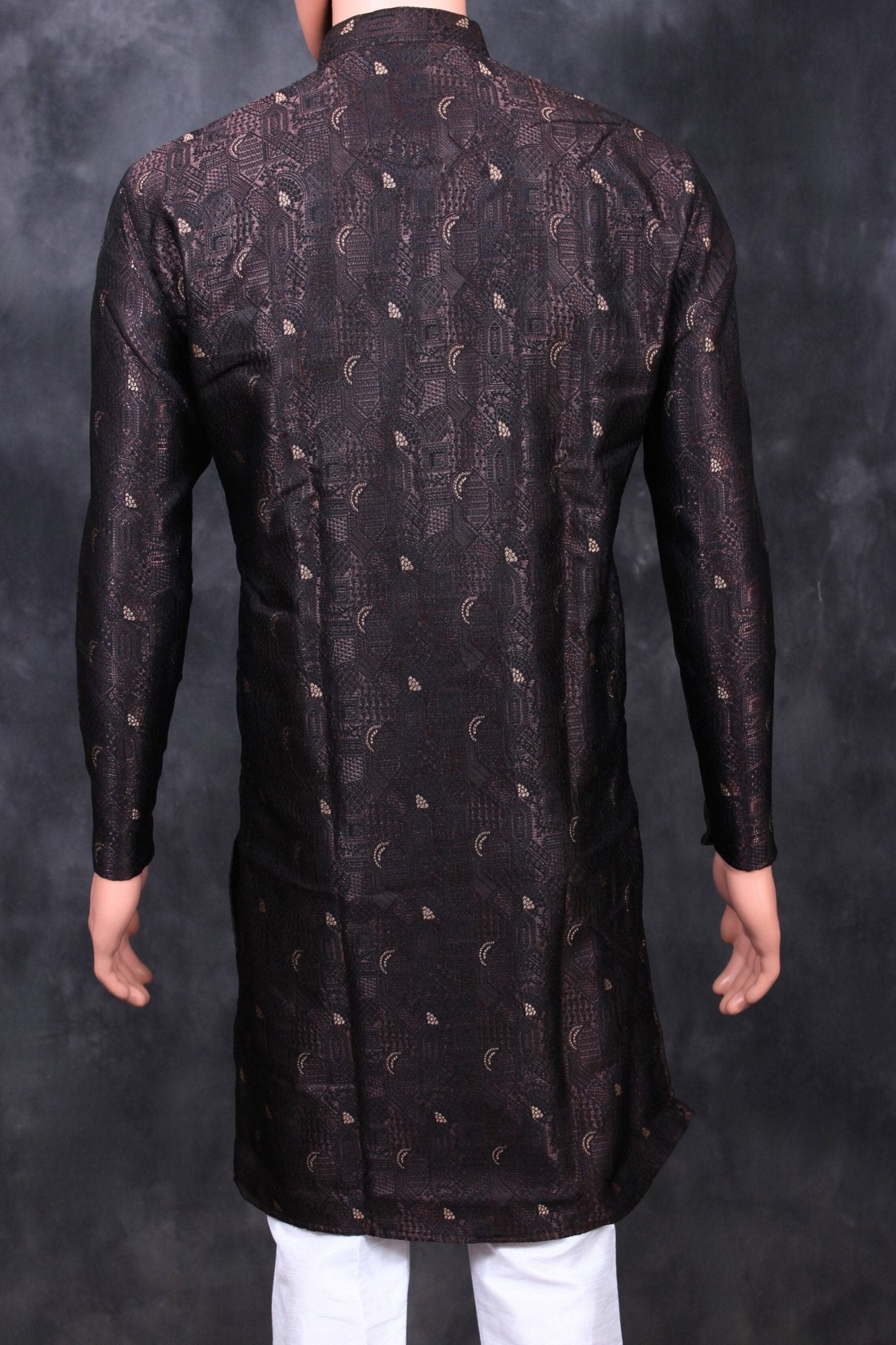 Men's Exquisite Jacquard Kurta - Tradition Meets Style with JCS Fashions Men JCS Fashions