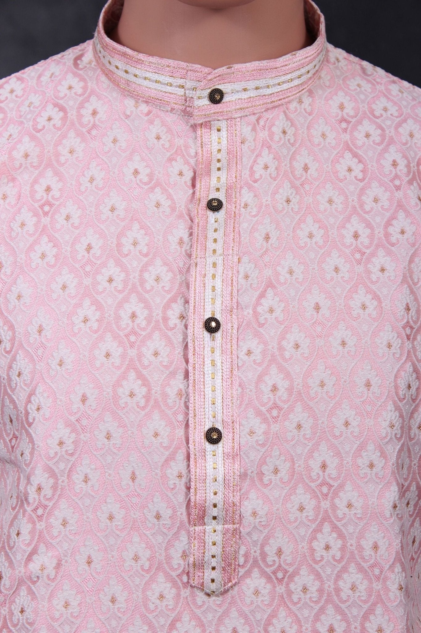 Men's Exquisite White Jacquard Kurta: Traditional Elegance Meets Comfort Men JCS Fashions