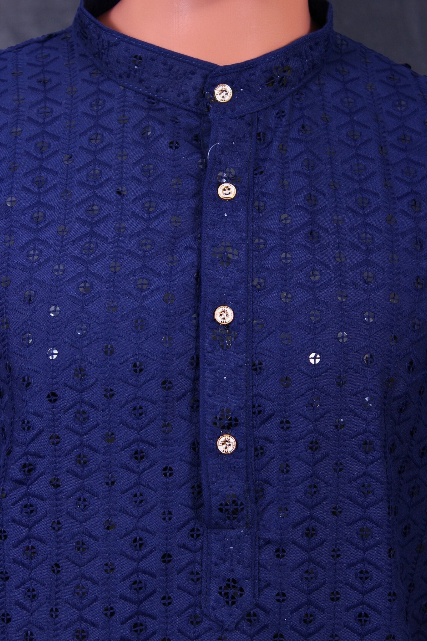 Men's Lakhnavi Kurta: Embroidered Ethnic Elegance by JCSFashions Men JCS Fashions