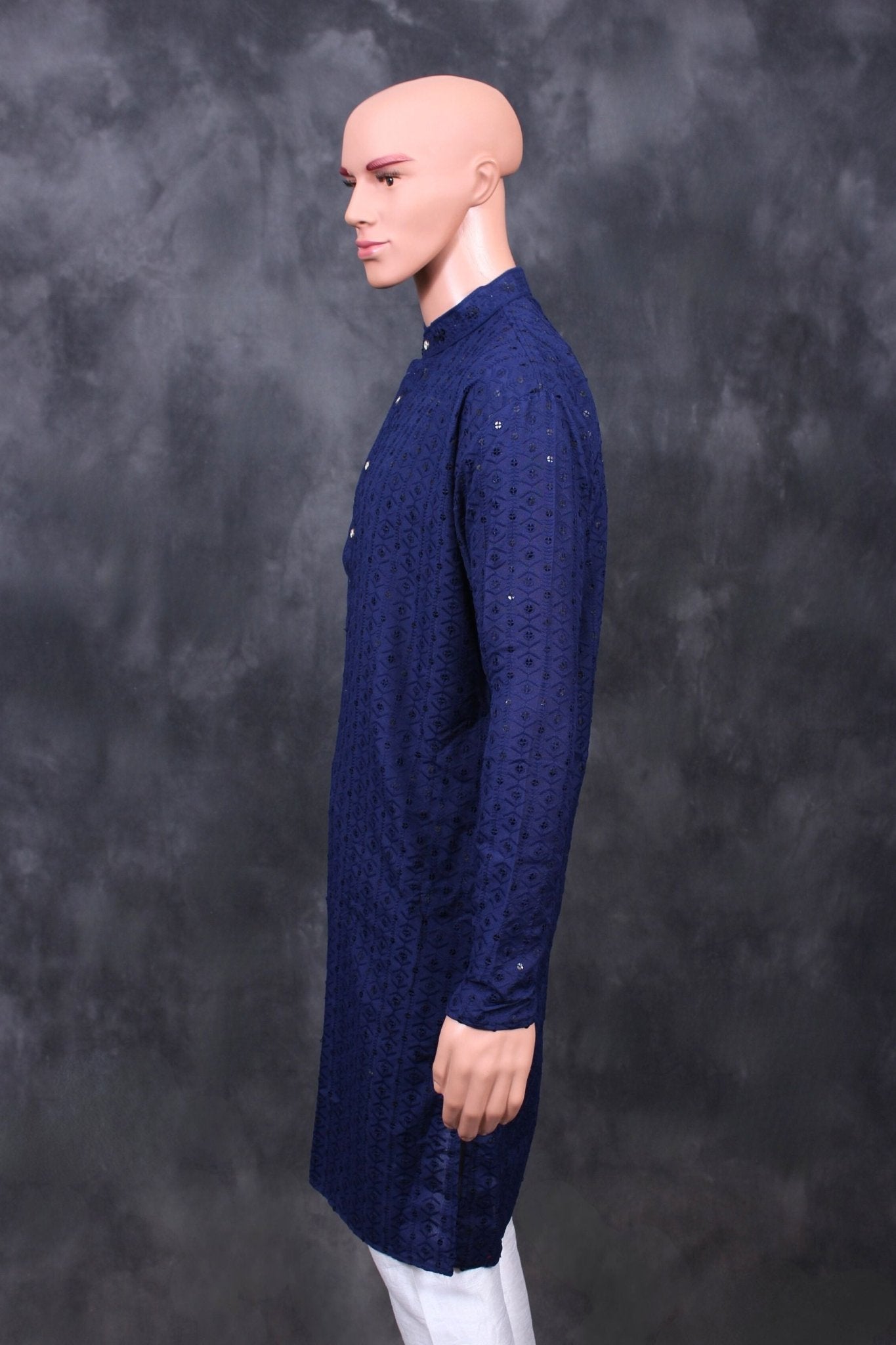 Men's Lakhnavi Kurta: Embroidered Ethnic Elegance by JCSFashions Men JCS Fashions