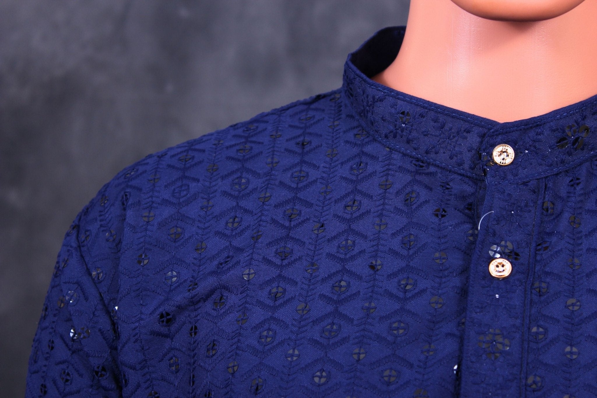 Men's Lakhnavi Kurta: Embroidered Ethnic Elegance by JCSFashions Men JCS Fashions