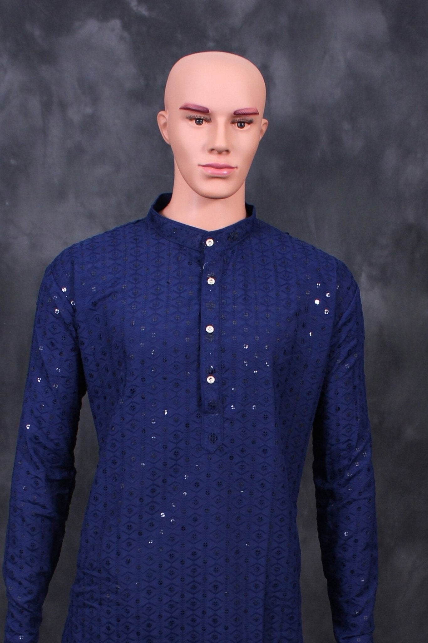 Men's Lakhnavi Kurta: Embroidered Ethnic Elegance by JCSFashions Men JCS Fashions