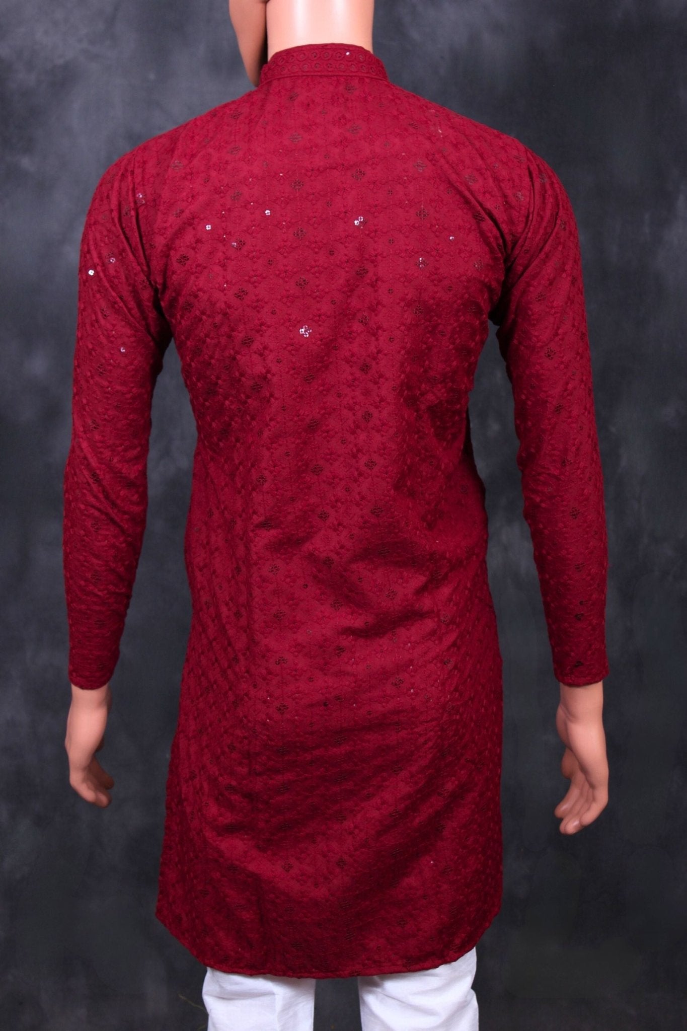 Men's Lakhnavi Kurta - Handcrafted Ethnic Elegance from JCSFashions Men JCS Fashions