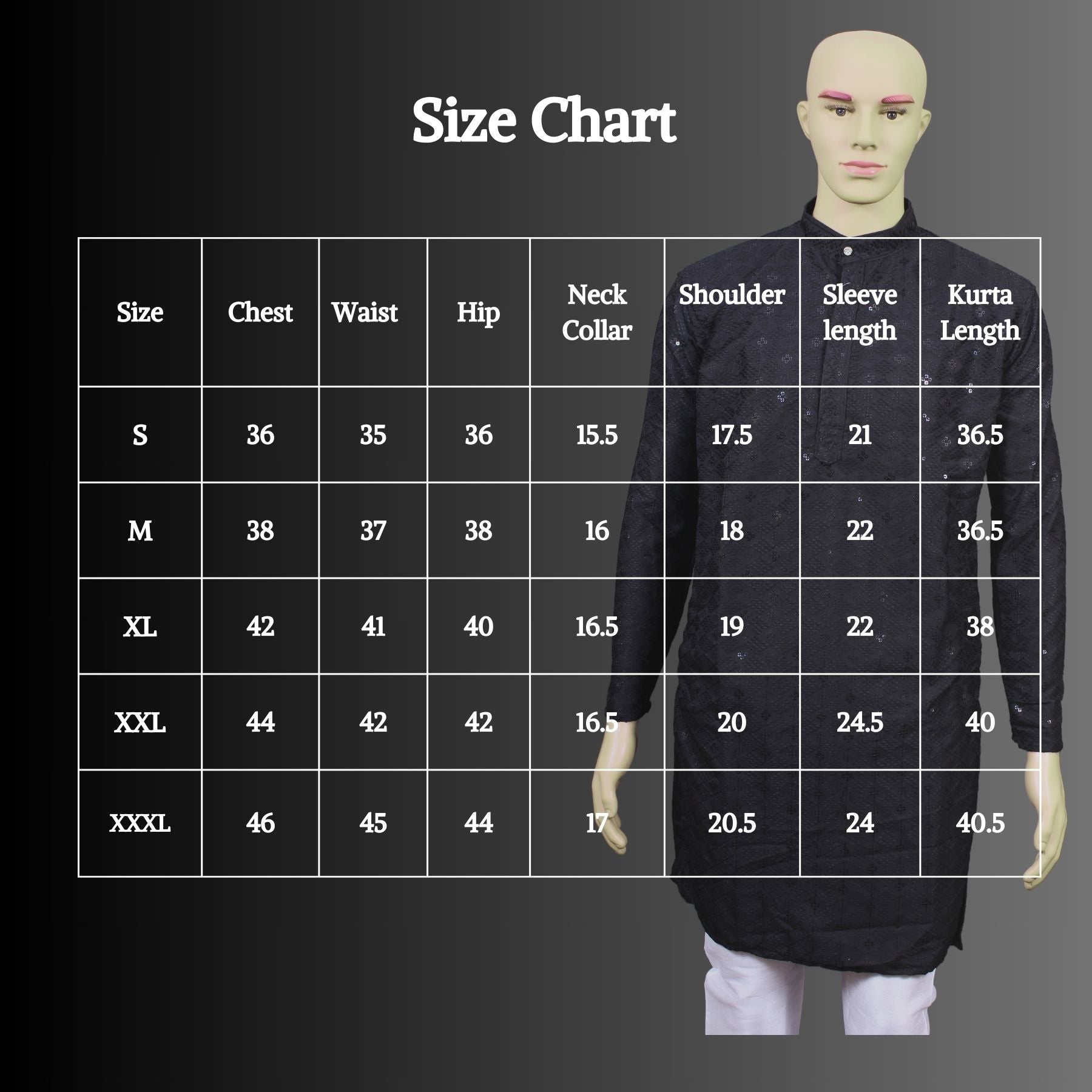 Men's Lakhnavi Kurta with Exquisite Resham and Sequence Detailing Men JCS Fashions