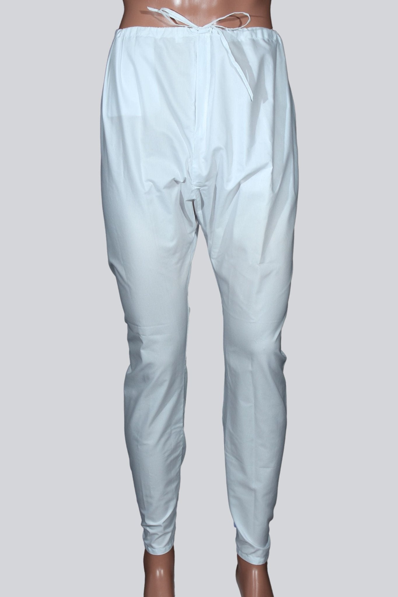 Men's Luxury White Cotton Pajama: Ultimate Comfort and Premium Style Men JCS Fashions White 48