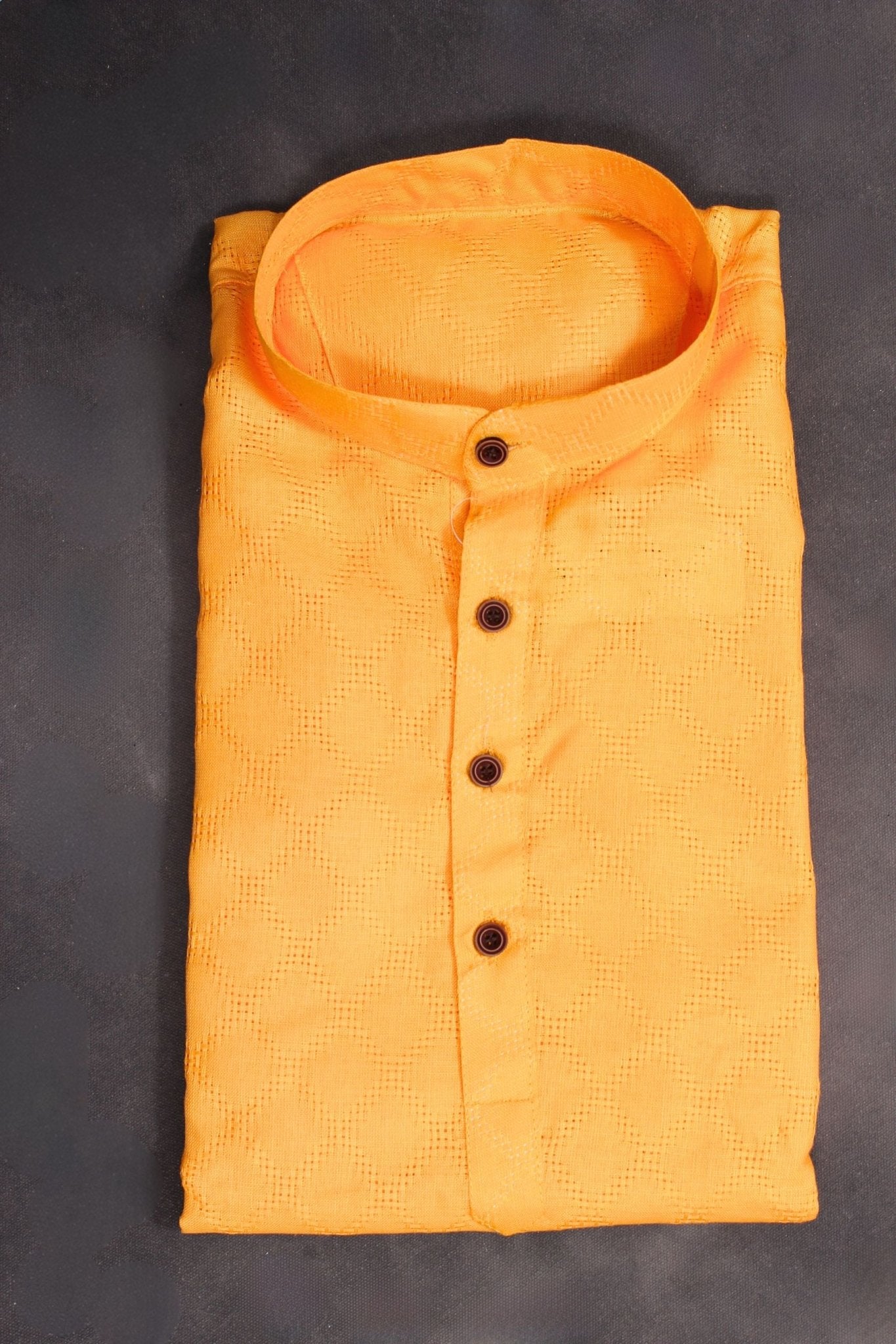 Men's Premium Cotton Kurta with Unique Diamond Pattern by JCSFashions Men JCS Fashions