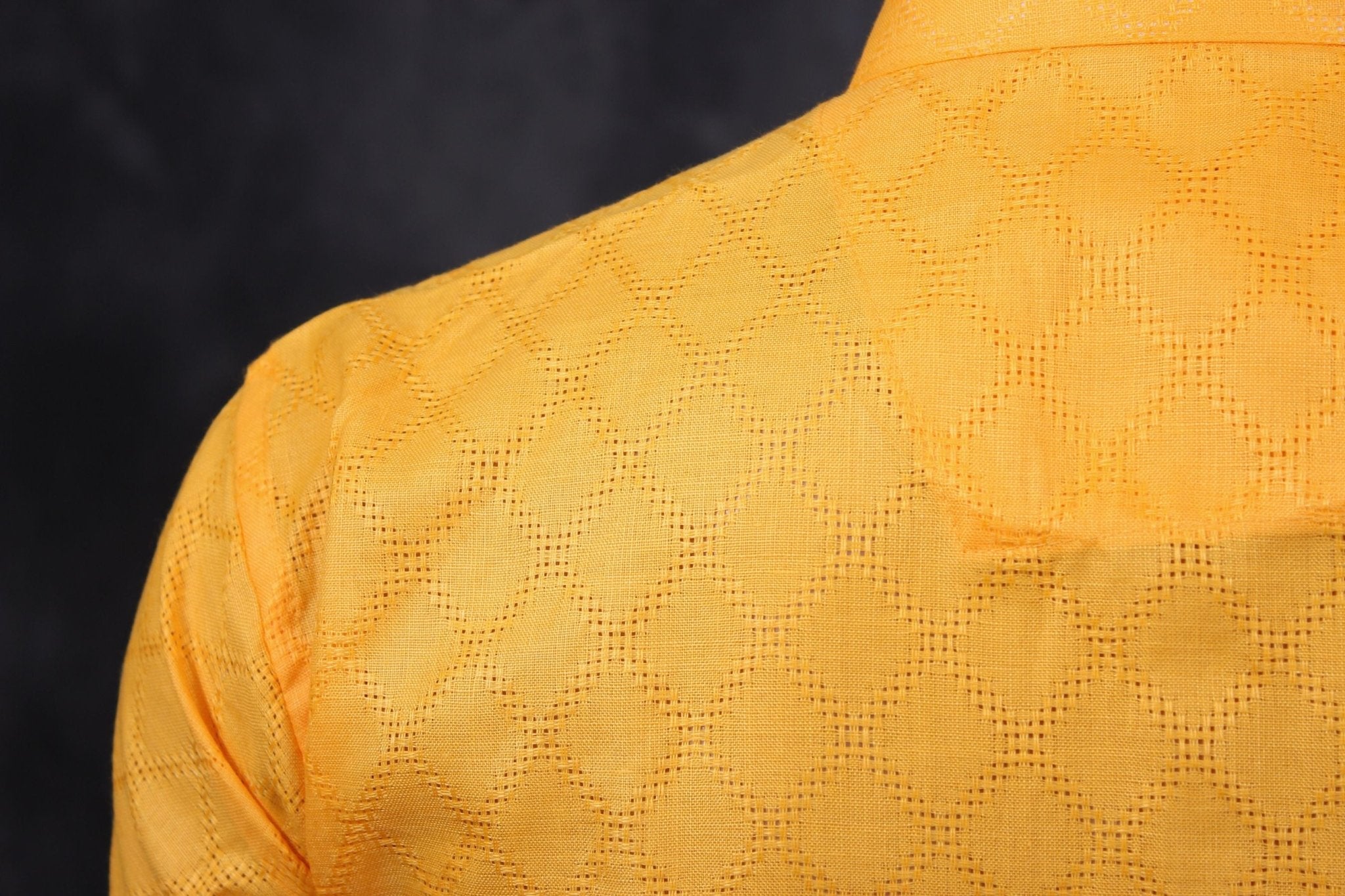 Men's Premium Cotton Kurta with Unique Diamond Pattern by JCSFashions Men JCS Fashions