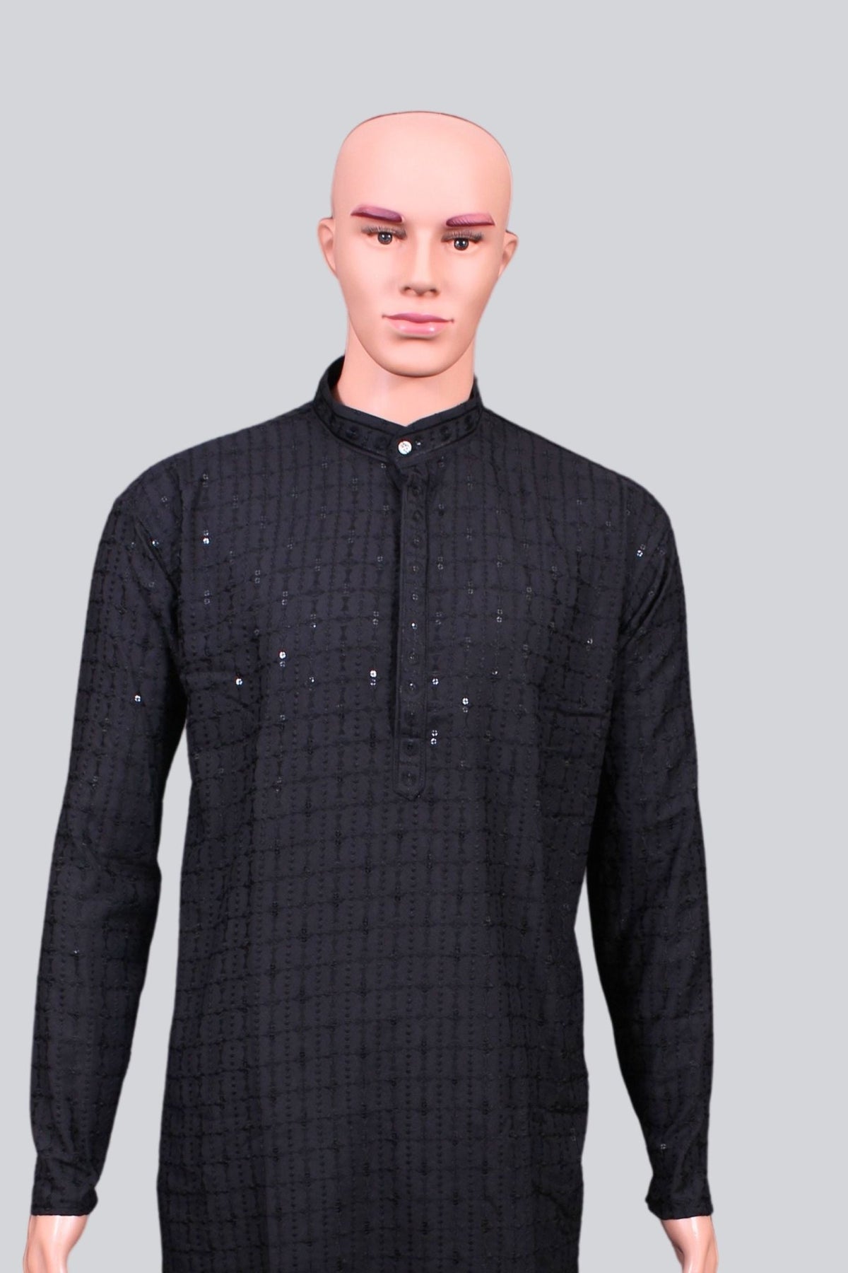 Men's Premium Lakhnavi Kurta-Traditional Embroidery & Sequence Work Men JCS Fashions