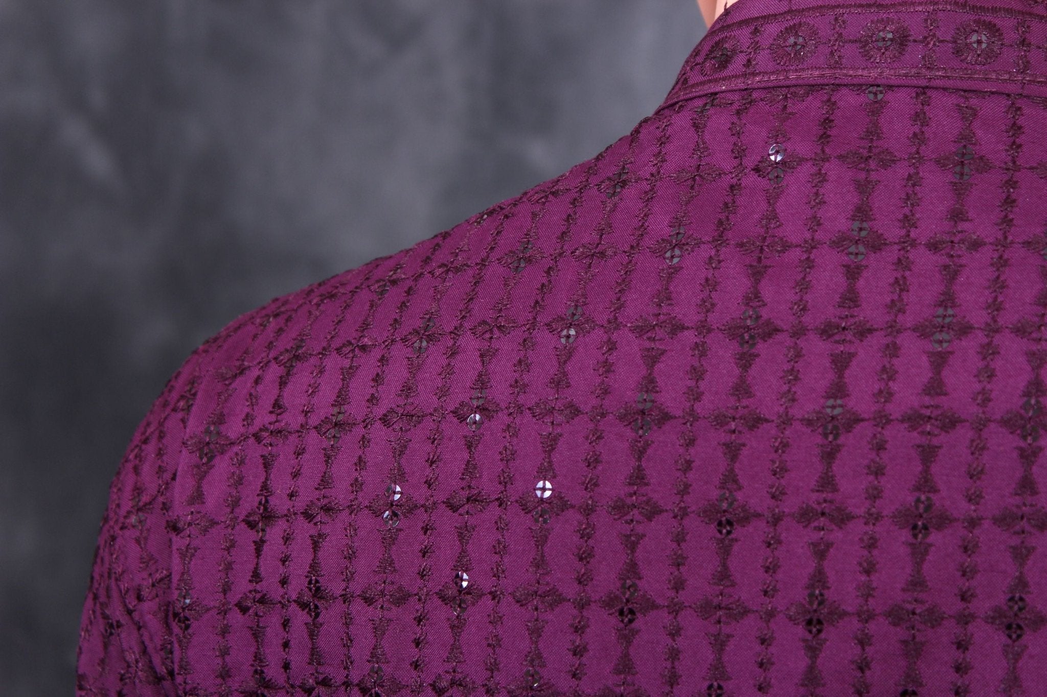 Men's Premium Lakhnavi Kurta with Resham Embroidery Men JCS Fashions