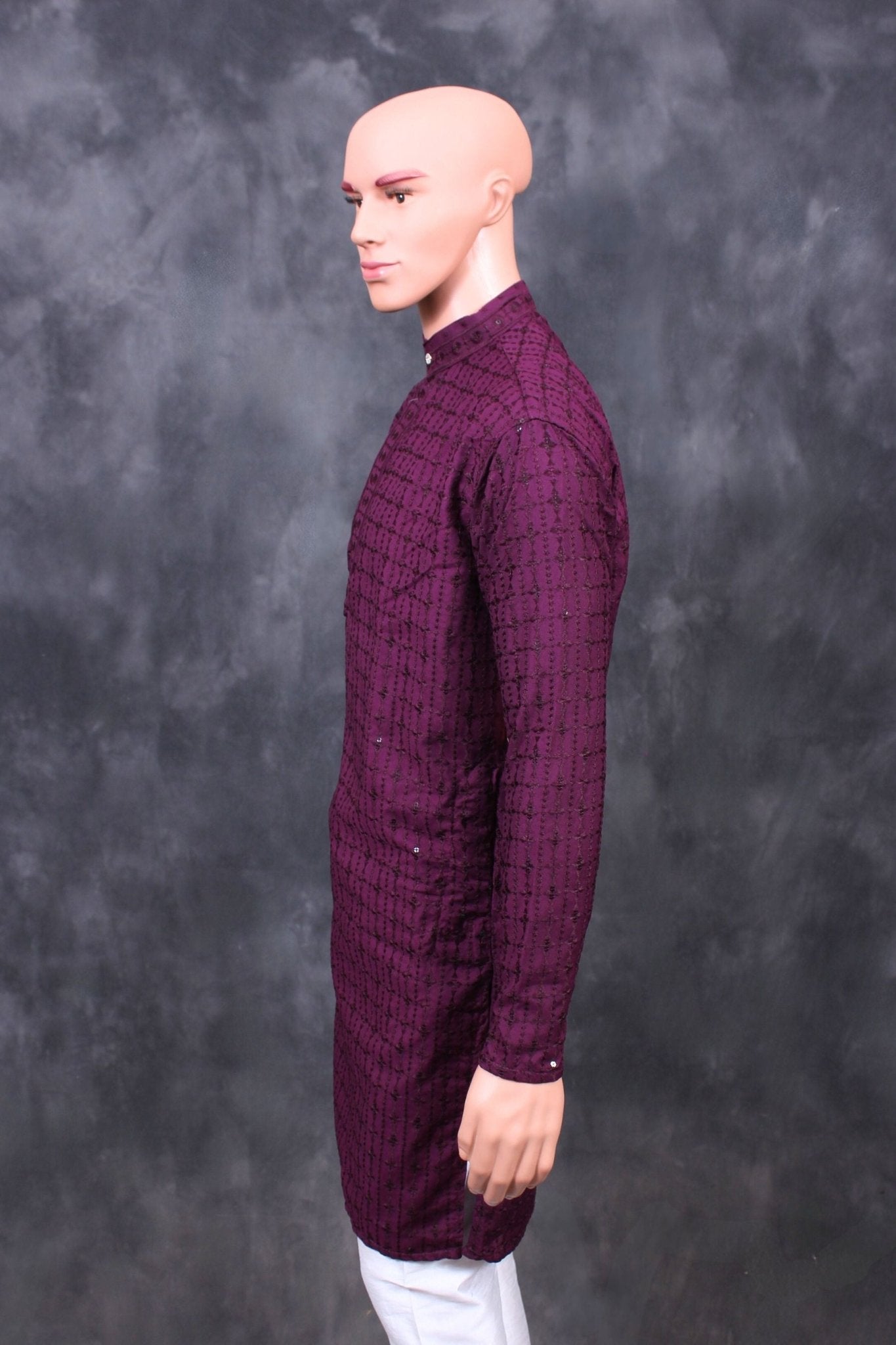 Men's Premium Lakhnavi Kurta with Resham Embroidery Men JCS Fashions