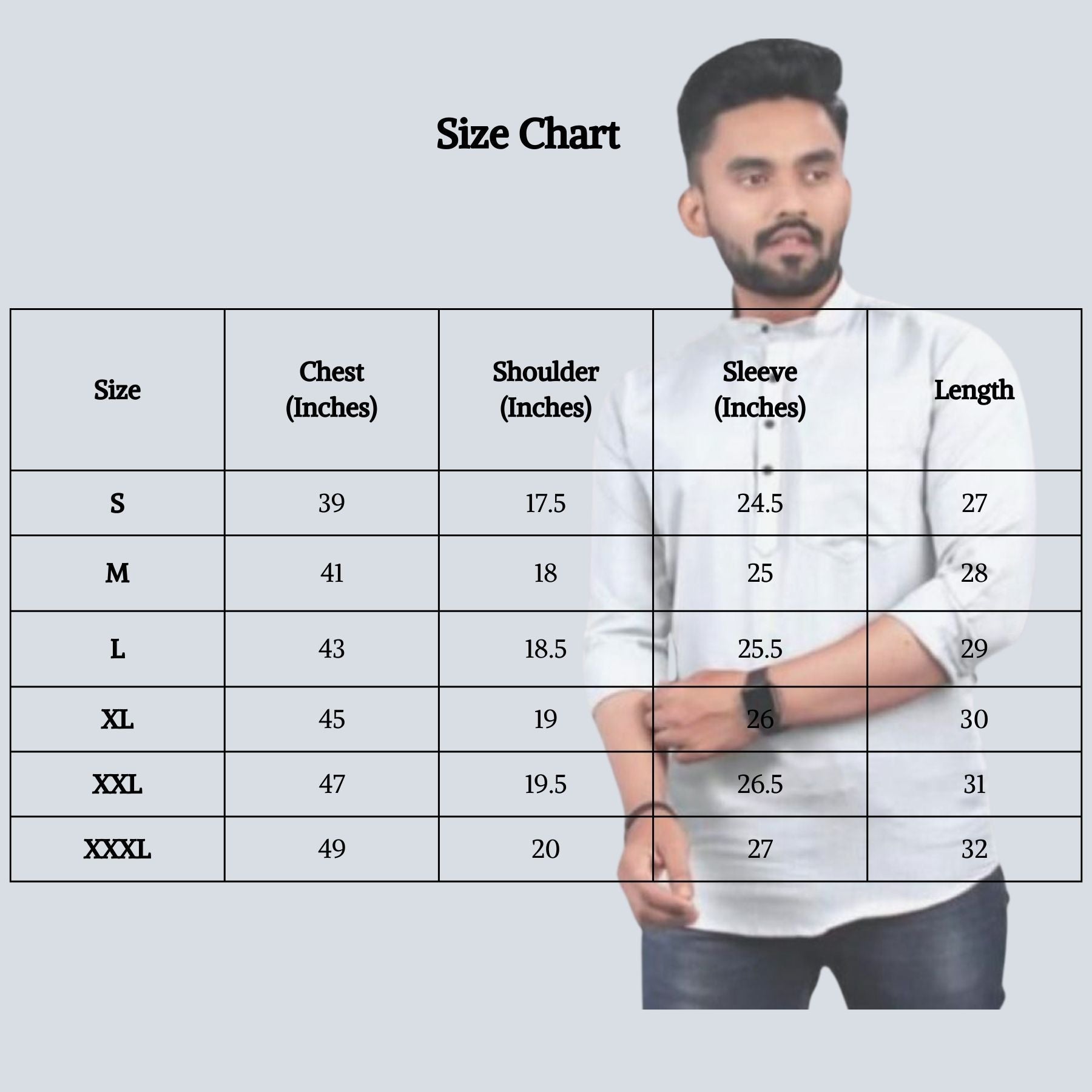 Men's Trendy Partywear Short Kurta - Premium Cotton Comfort Men JCS Fashions