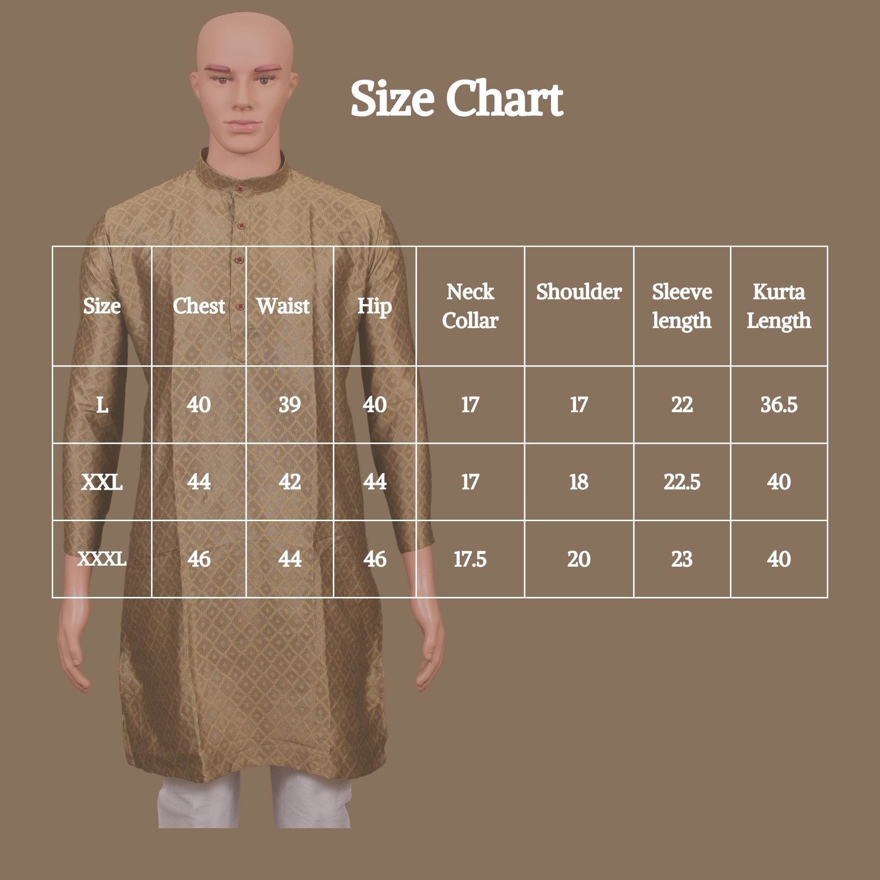 Modern Classic Men's Diamond Pattern Kurta - Tradition Meets Style Men JCS Fashions
