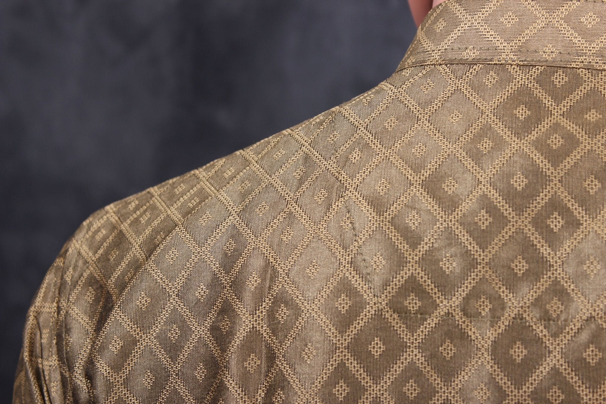 Modern Classic Men's Diamond Pattern Kurta - Tradition Meets Style Men JCS Fashions