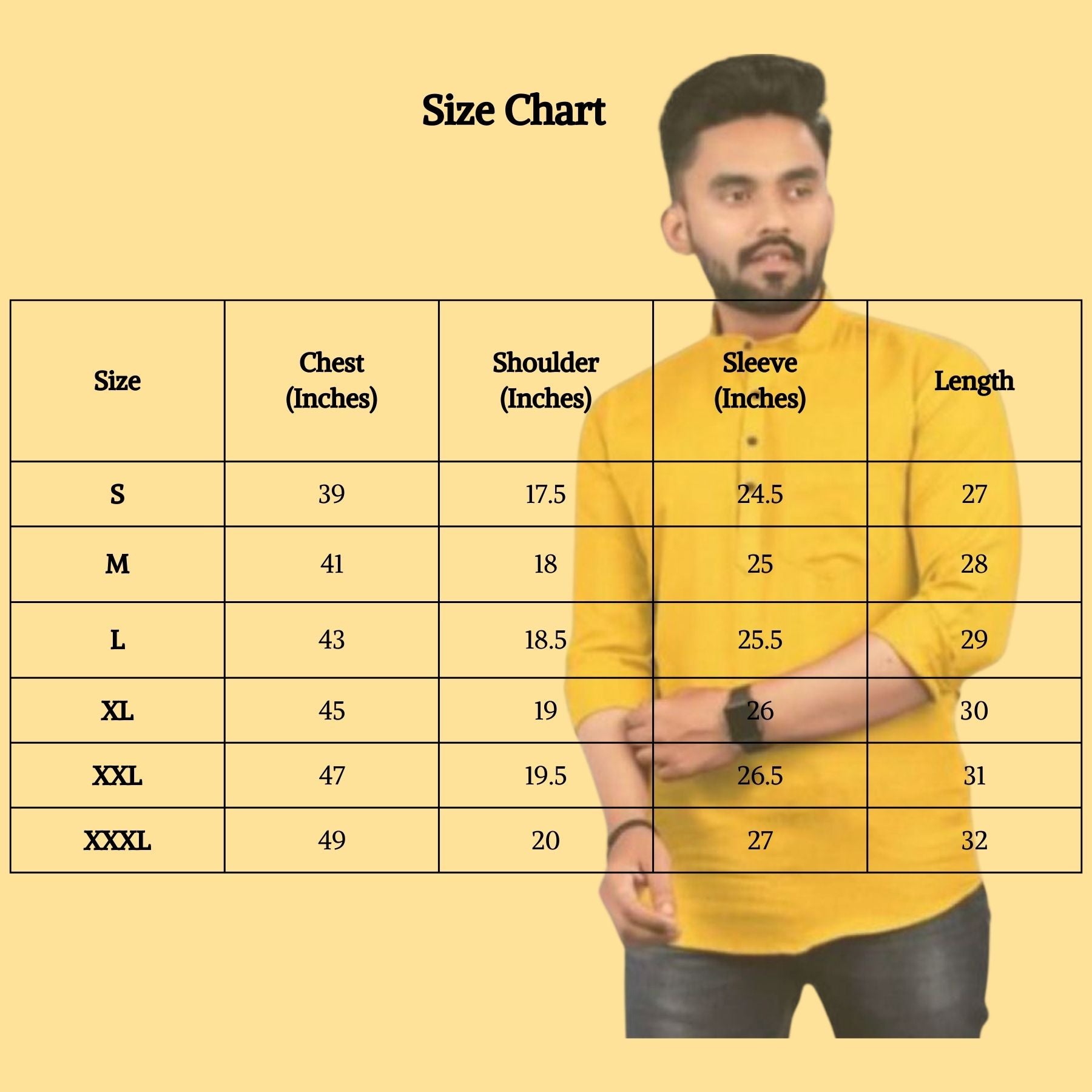 Modern Fusion Men's Short Kurtas in Solid Colors by JCS Fashions Men JCS Fashions