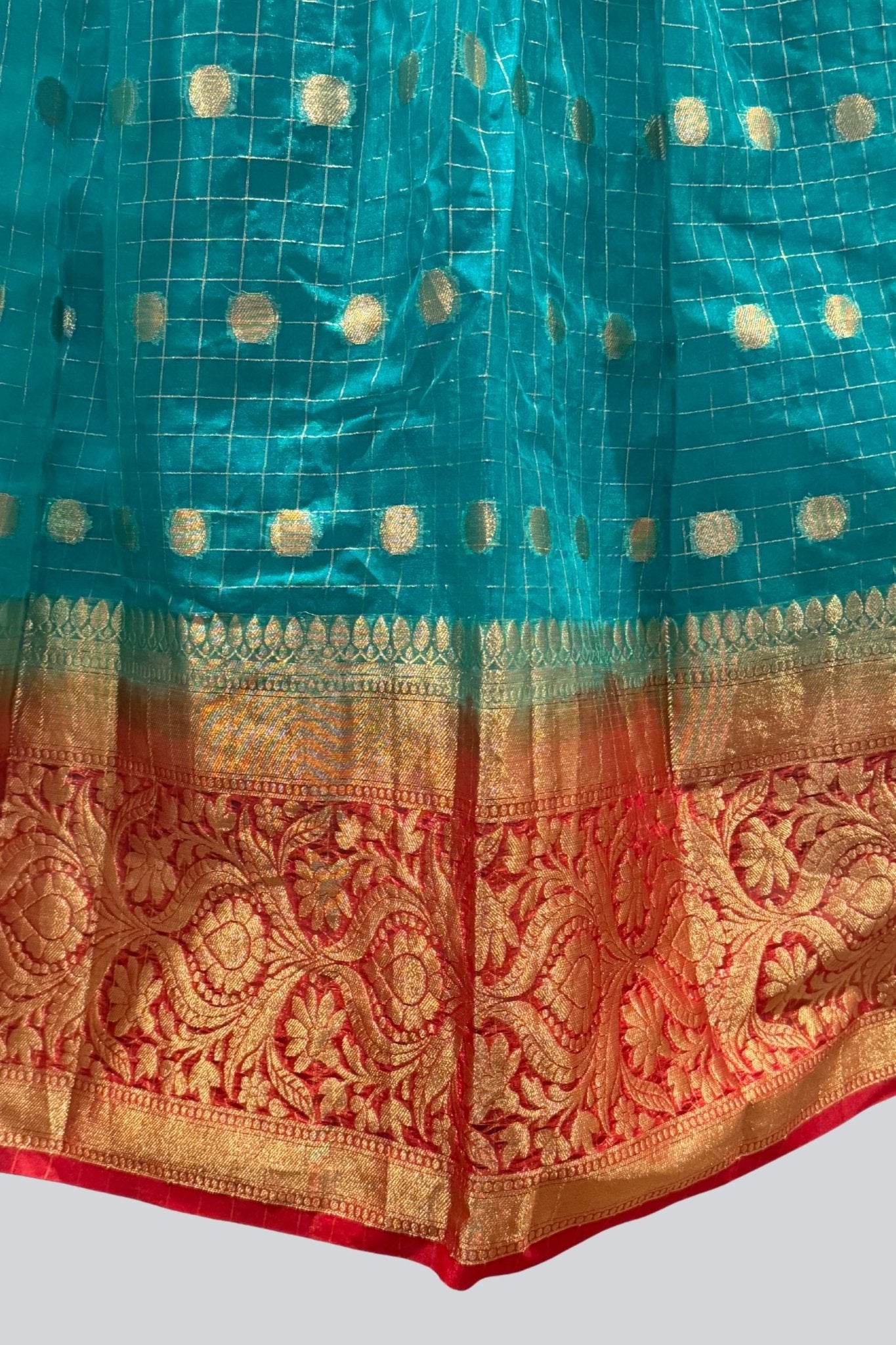 Organza And Raw silk Combination Fully Stitched Crop Top Lehenga Set LEHANGA JCS Fashions