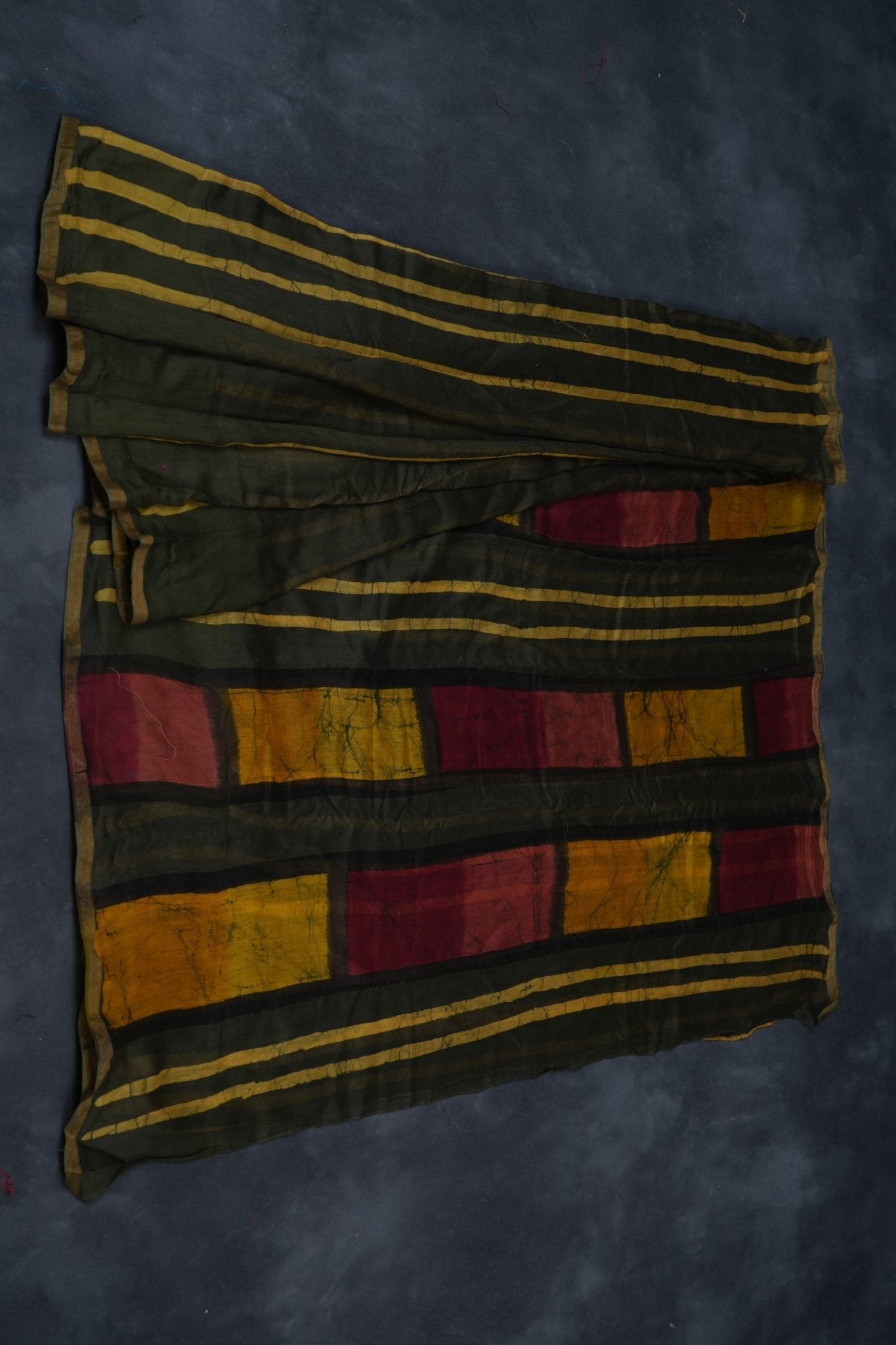 Premium Elegance with Dye Shaded, Antic Zari Border and Contrast Blouse SAREE JCS Fashions