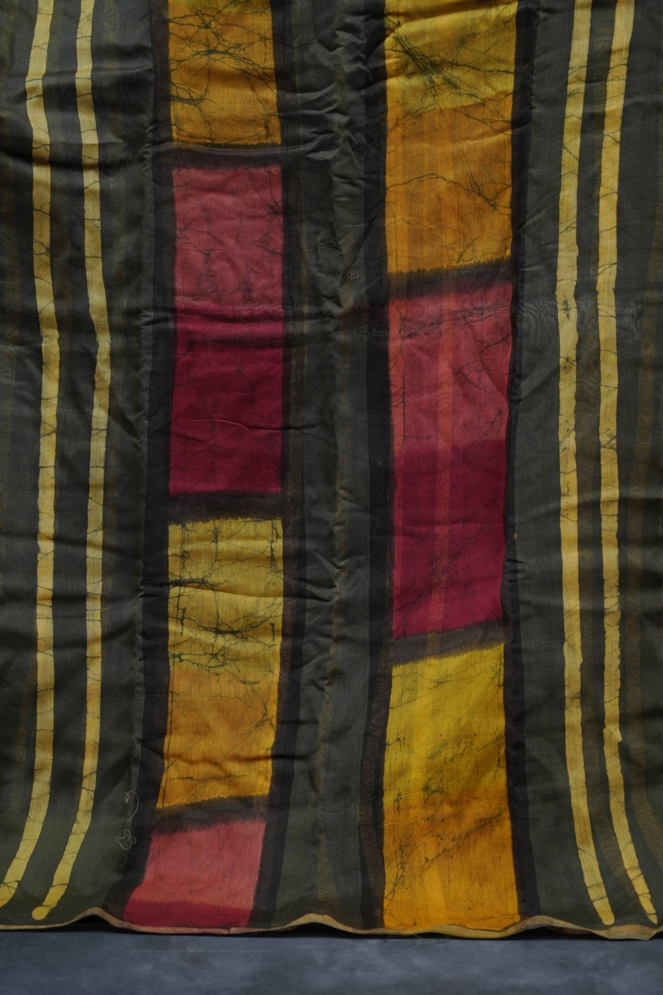 Premium Elegance with Dye Shaded, Antic Zari Border and Contrast Blouse SAREE JCS Fashions