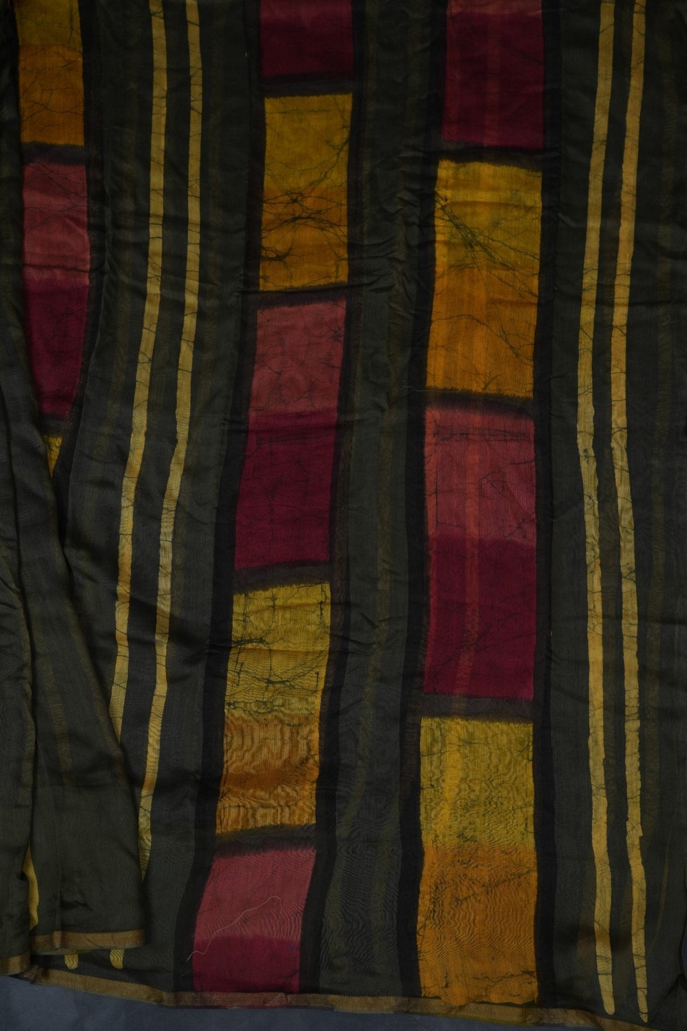 Premium Elegance with Dye Shaded, Antic Zari Border and Contrast Blouse SAREE JCS Fashions