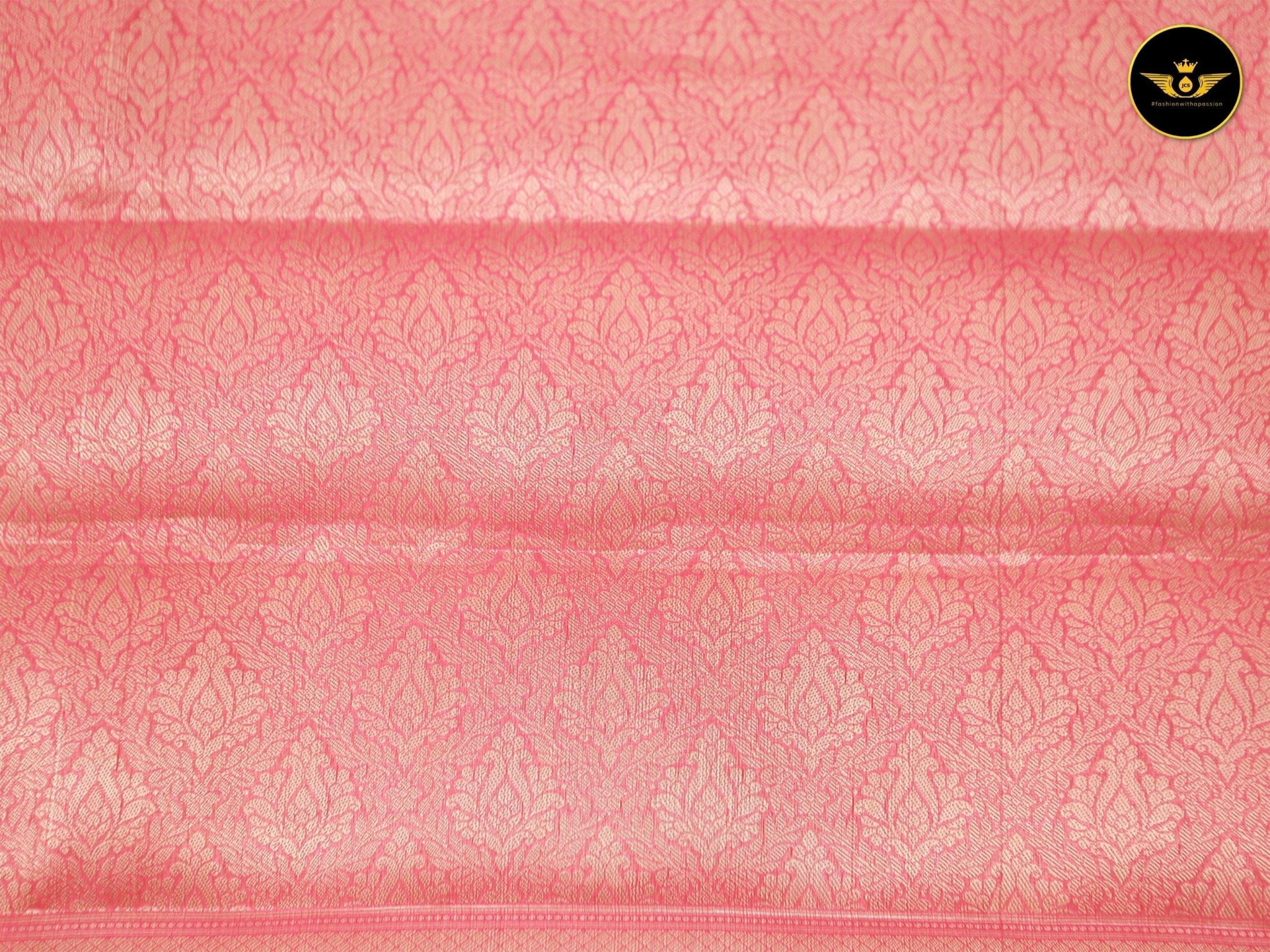 Premium Organza Pattu Saree, Allover Weaving, Big Butta Design SAREE JCS Fashions