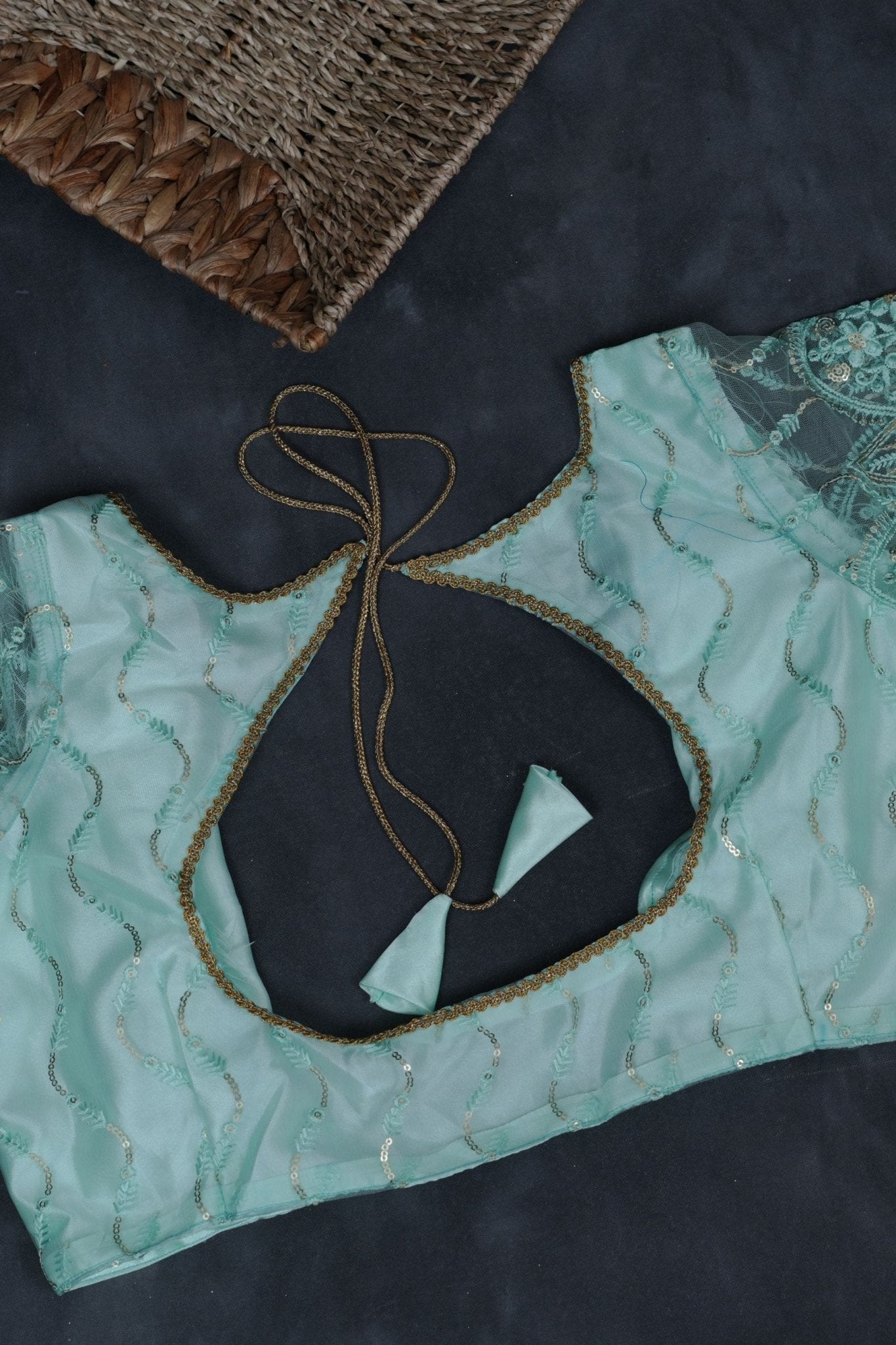 Pure Chiffon Saree: Rainbow Foil Print and Sequin Blouse in Net Fabric SAREE JCS Fashions