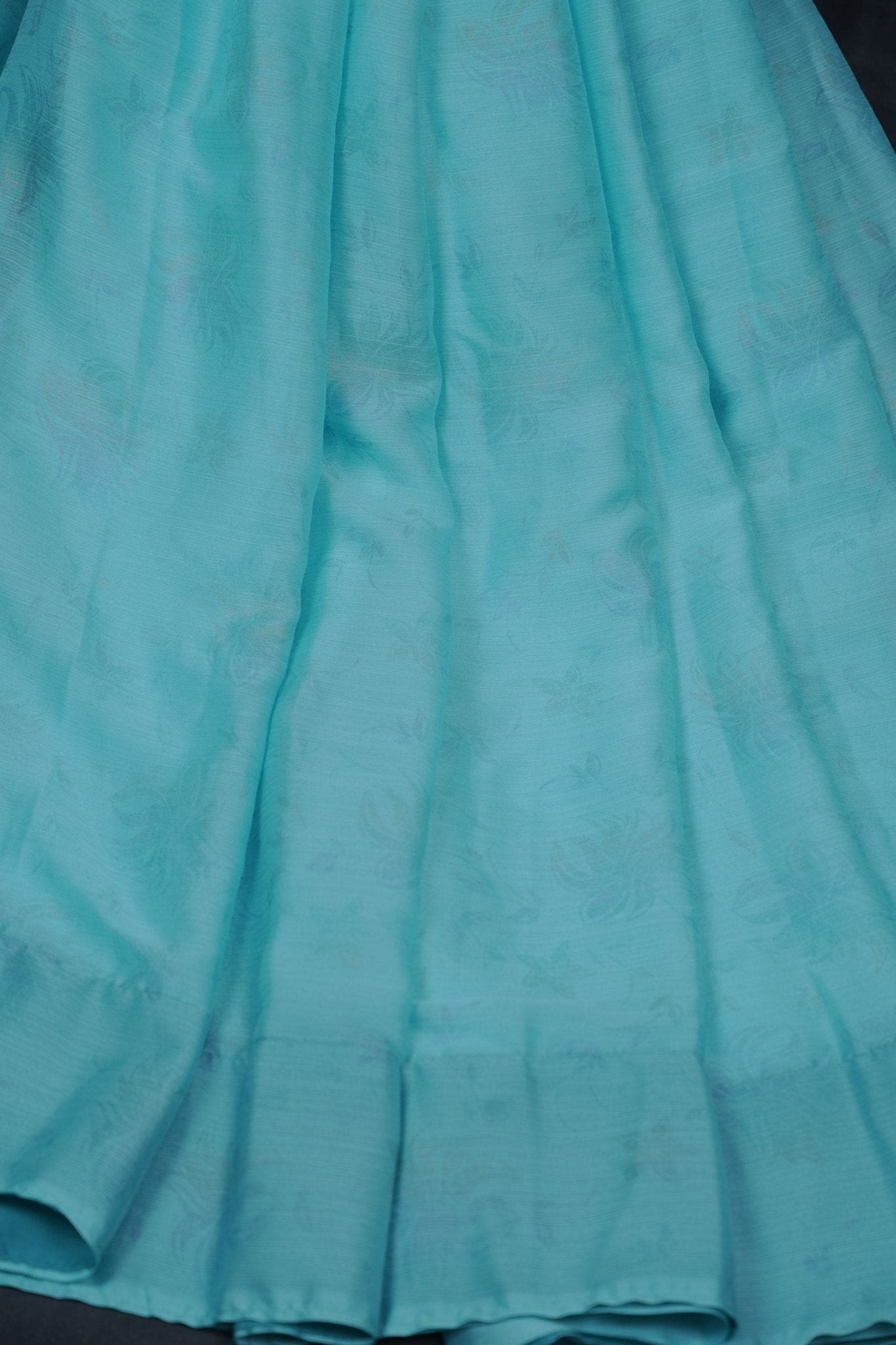 Pure Chiffon Saree: Rainbow Foil Print and Sequin Blouse in Net Fabric SAREE JCS Fashions