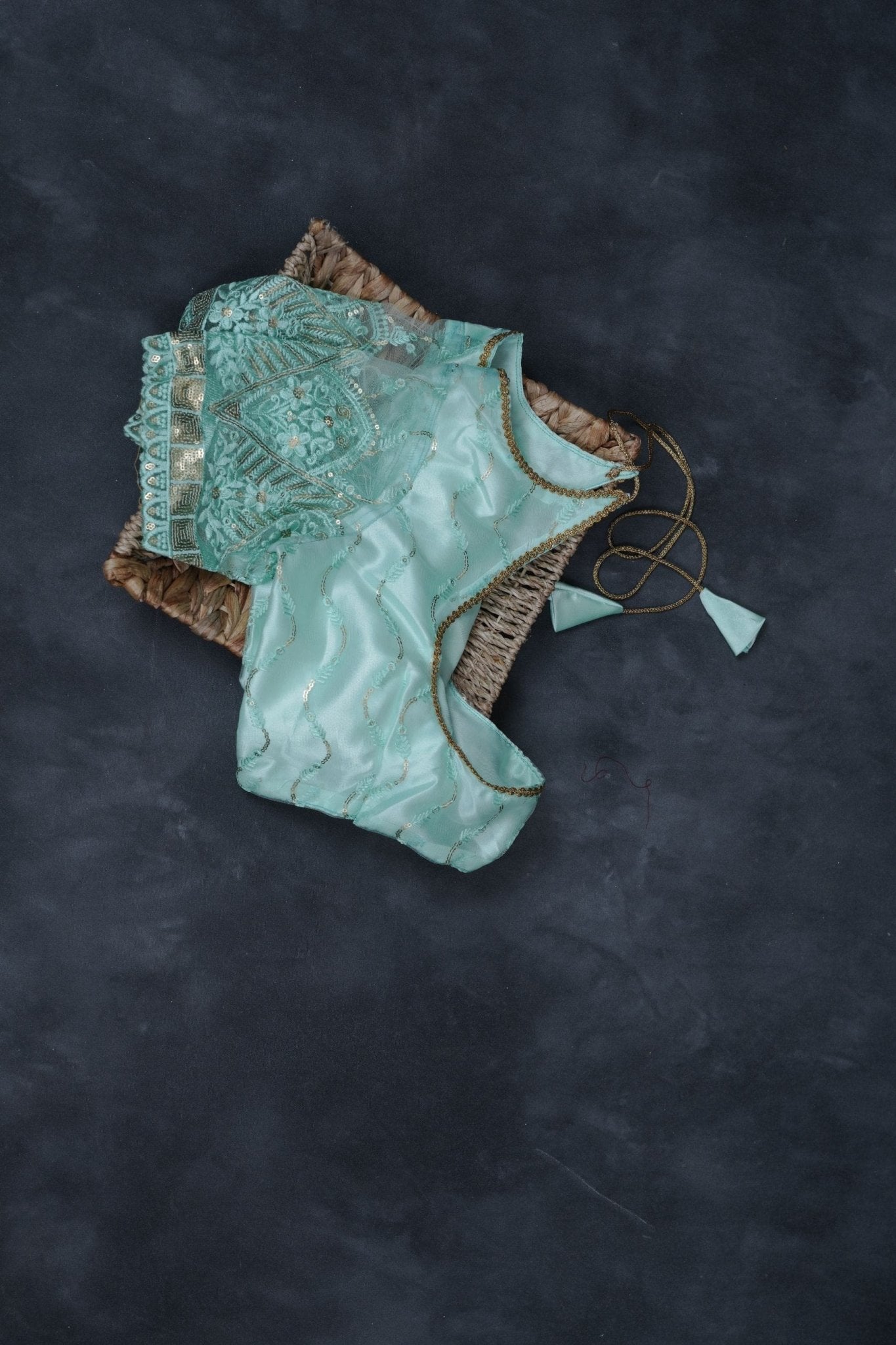 Pure Chiffon Saree: Rainbow Foil Print and Sequin Blouse in Net Fabric SAREE JCS Fashions