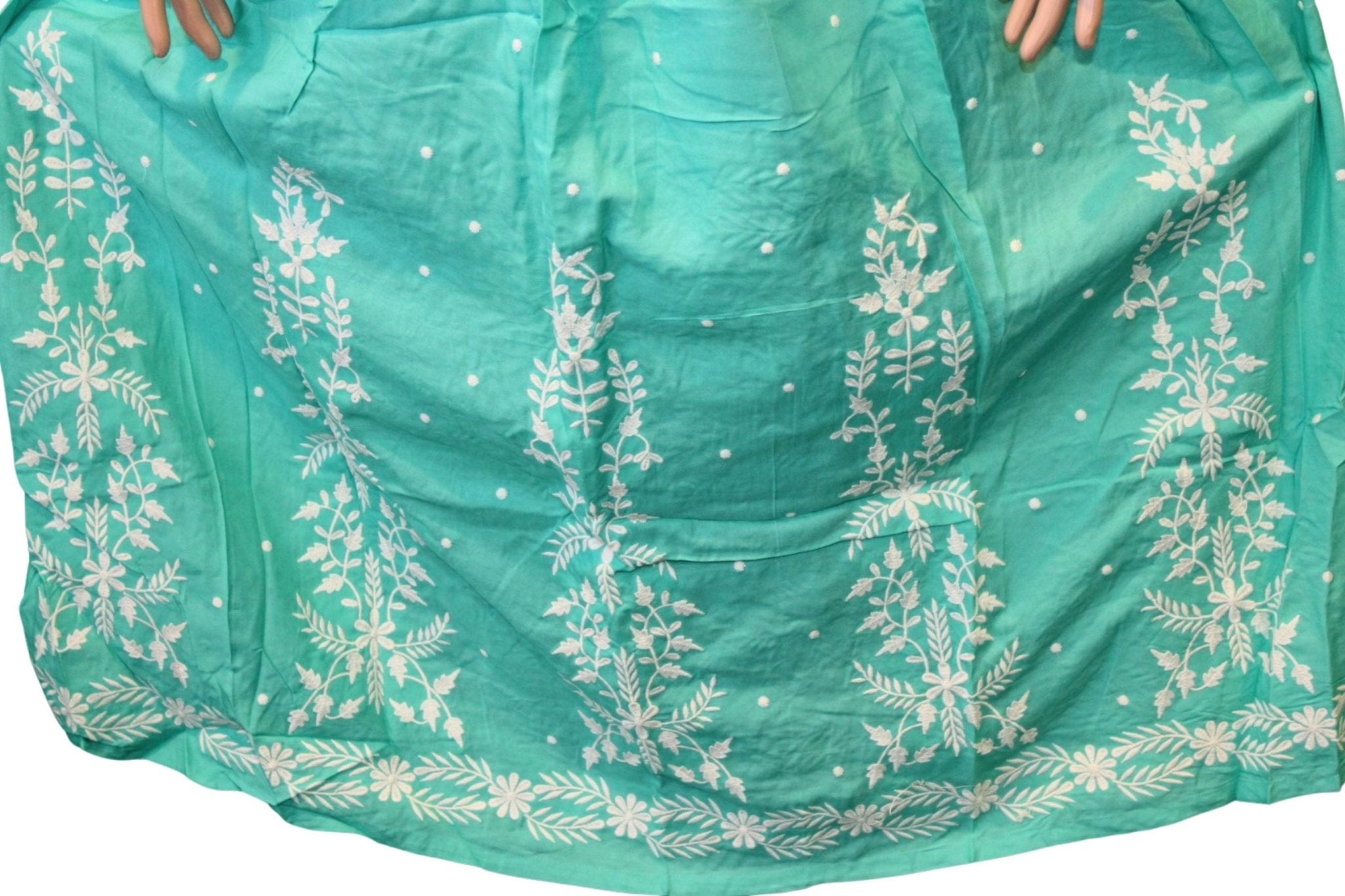 Radiant Rayon: Stunning Long Gown with Beautiful Embroidery KURTI JCS Fashions