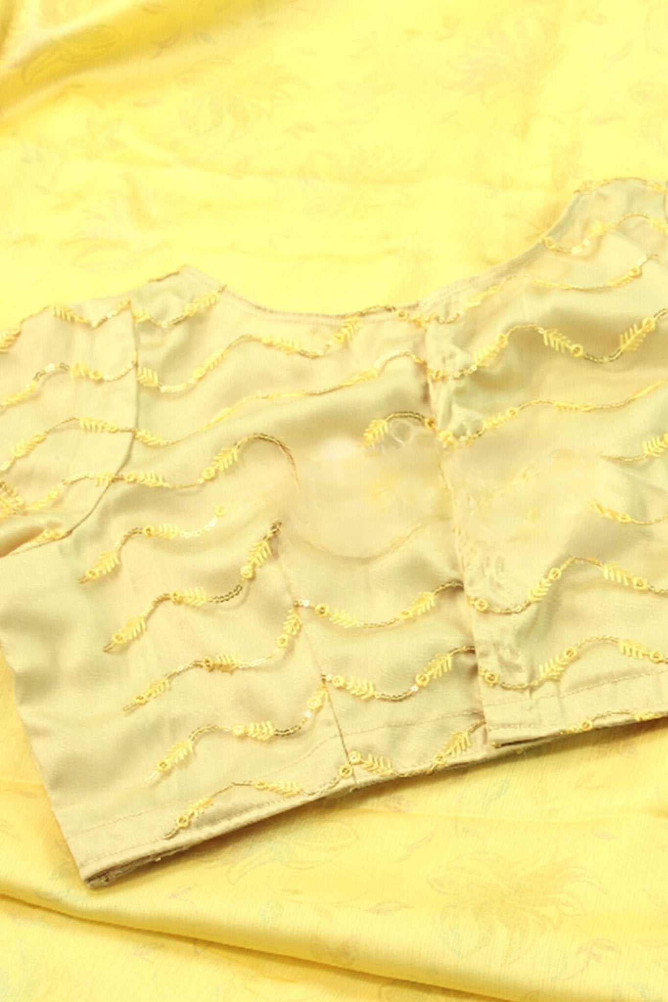 Rainbow Foil Print Pure Chiffon Saree With Sequence Blouse SAREE JCS Fashions