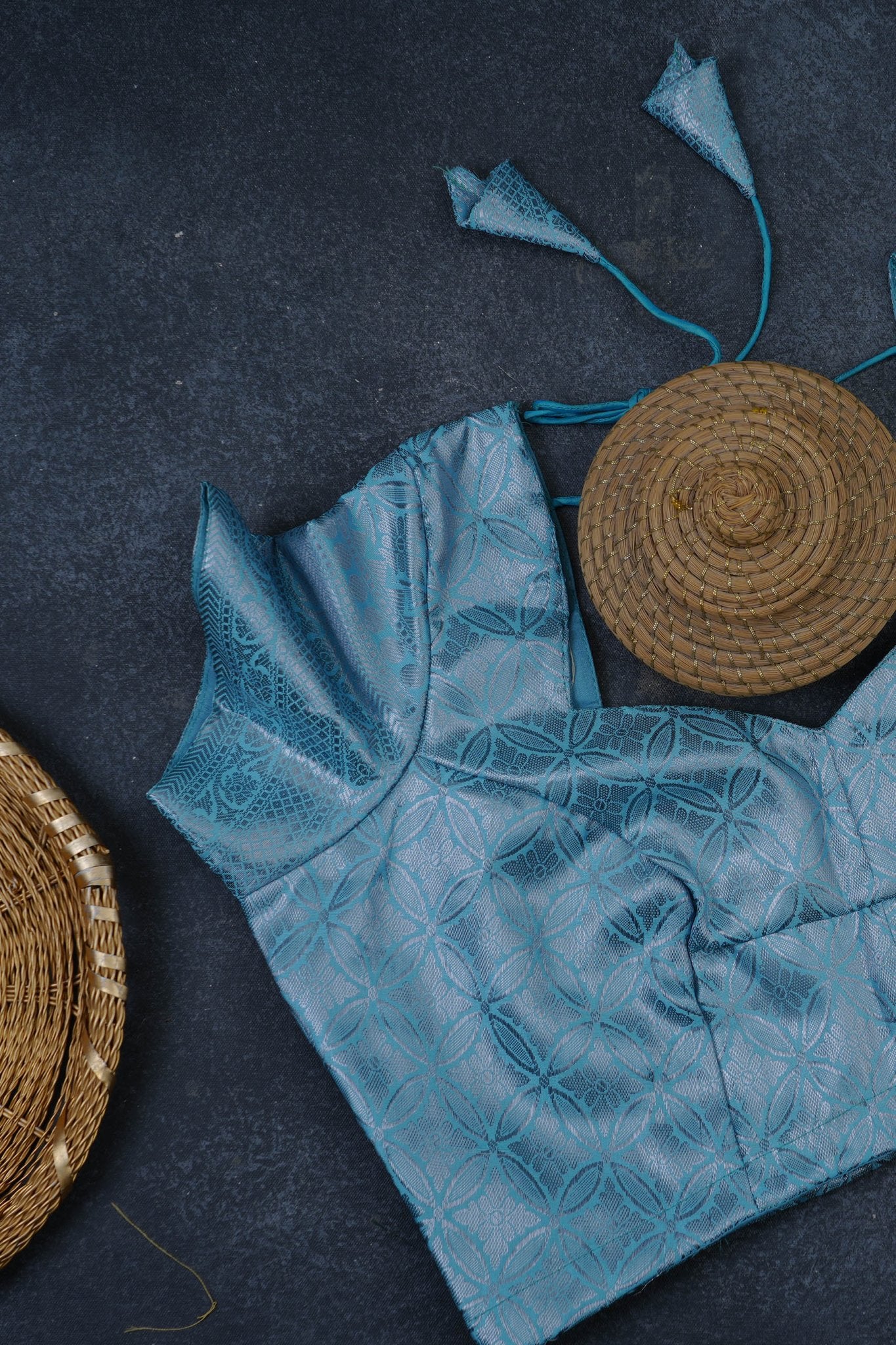 Regal Banarasi Soft Silk Saree with Silver Brocade Design & Blouse Saree JCS Fashions