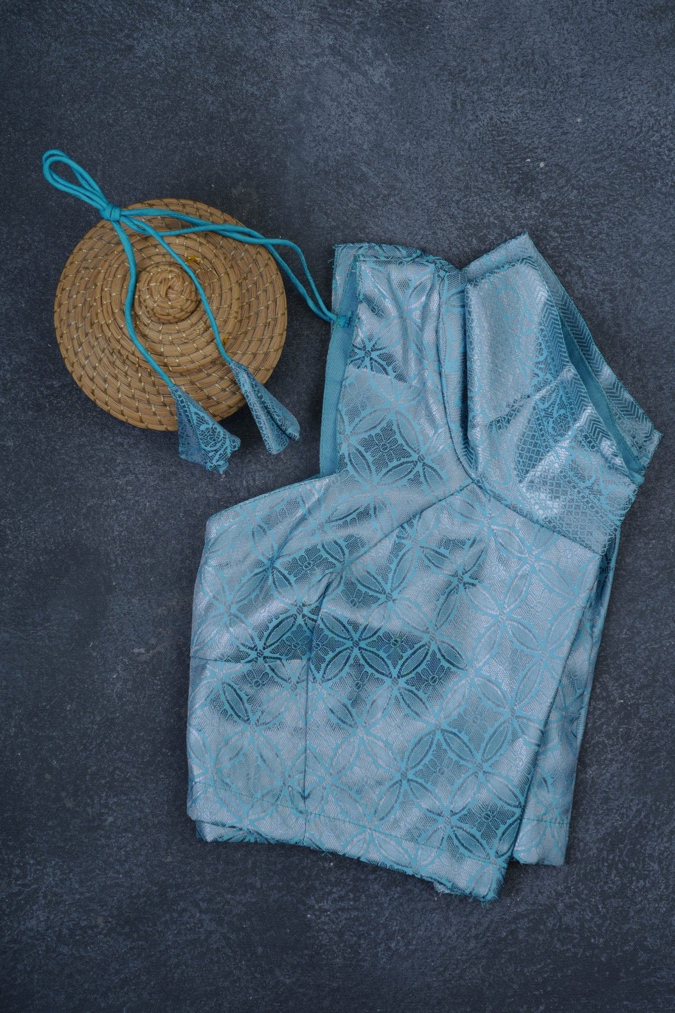 Regal Banarasi Soft Silk Saree with Silver Brocade Design & Blouse Saree JCS Fashions