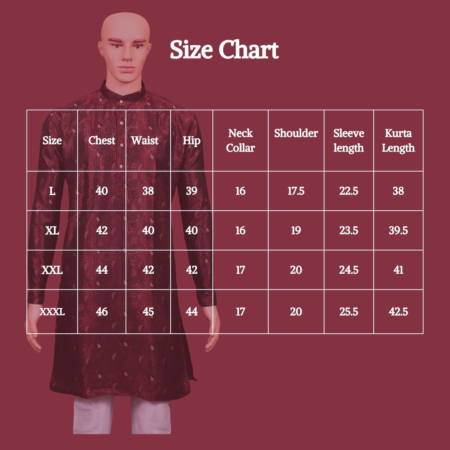 Regal Black Men's Jacquard Kurta – Traditional Elegance by JCS Fashions Men JCS Fashions