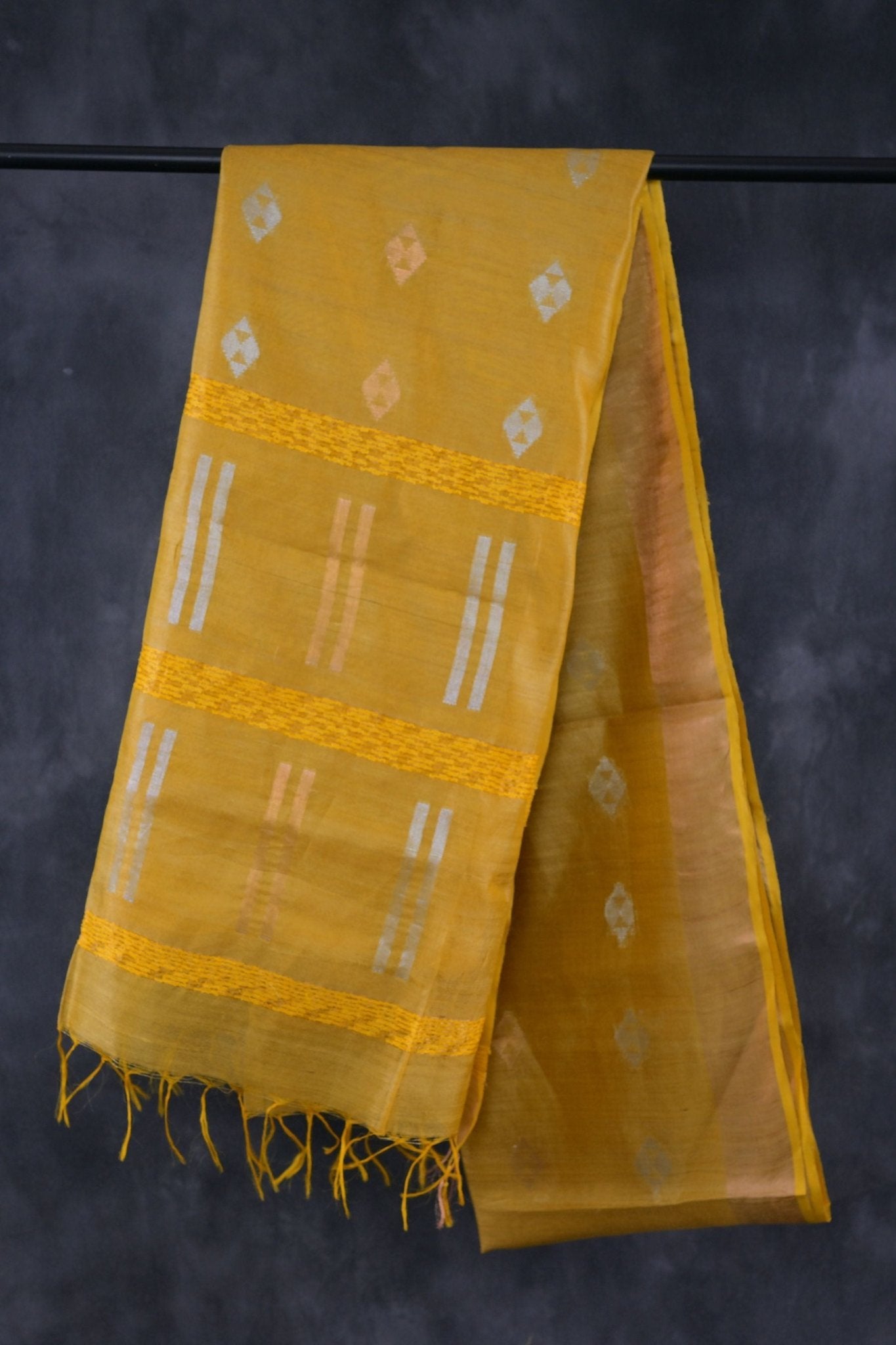Regal Golden Silk-Cotton Saree: Lightweight & Handcrafted by JCSFashions Saree JCS Fashions