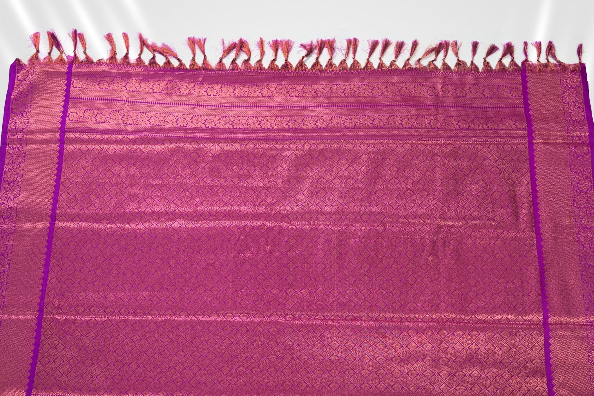 Regal Kanchipuram Pure Silk Saree with Gold Zari Weave - JCSFashions Saree JCS Fashions