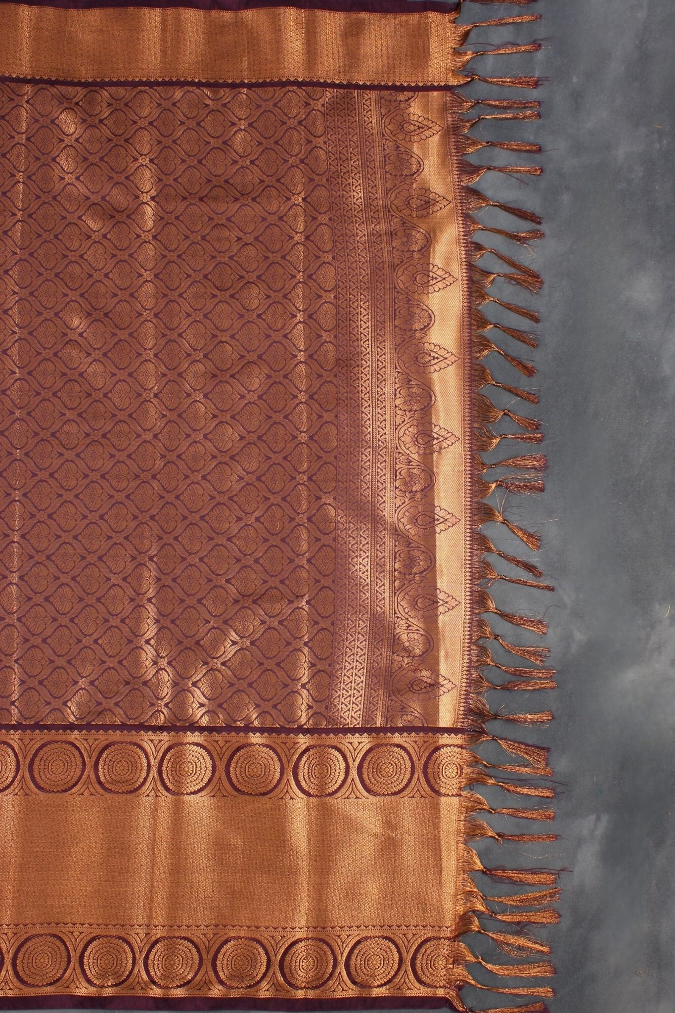 Regal Kanchipuram Silk Saree with Grand Pallu and Intricate Butties Saree JCS Fashions