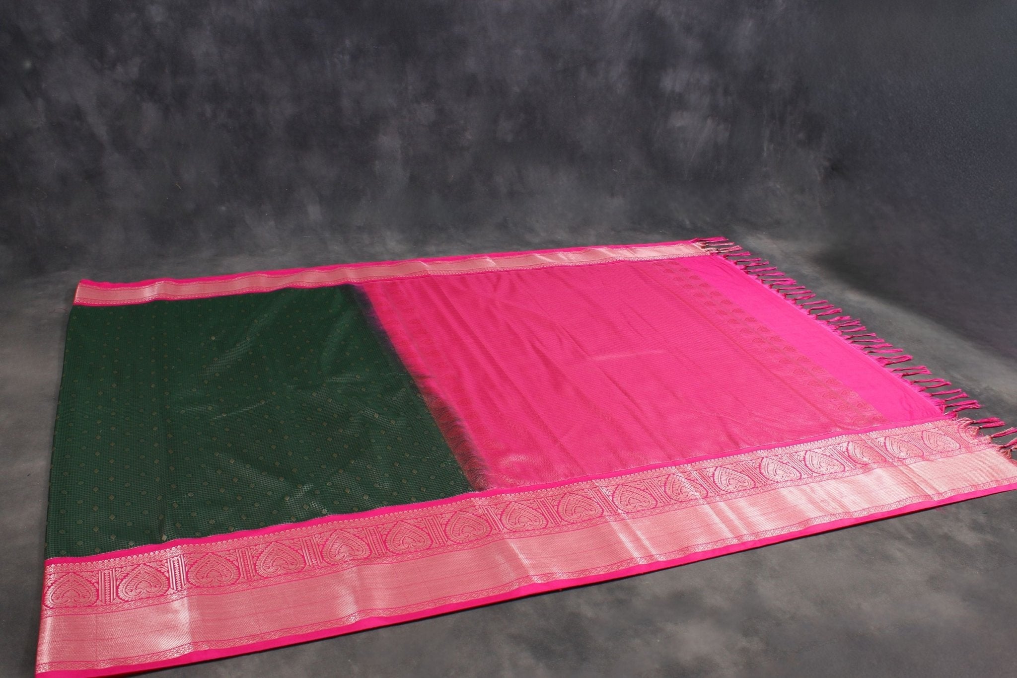 Regal Kanchipuram Silk Saree with Intricate Detailing by JCS Fashions Saree JCS Fashions