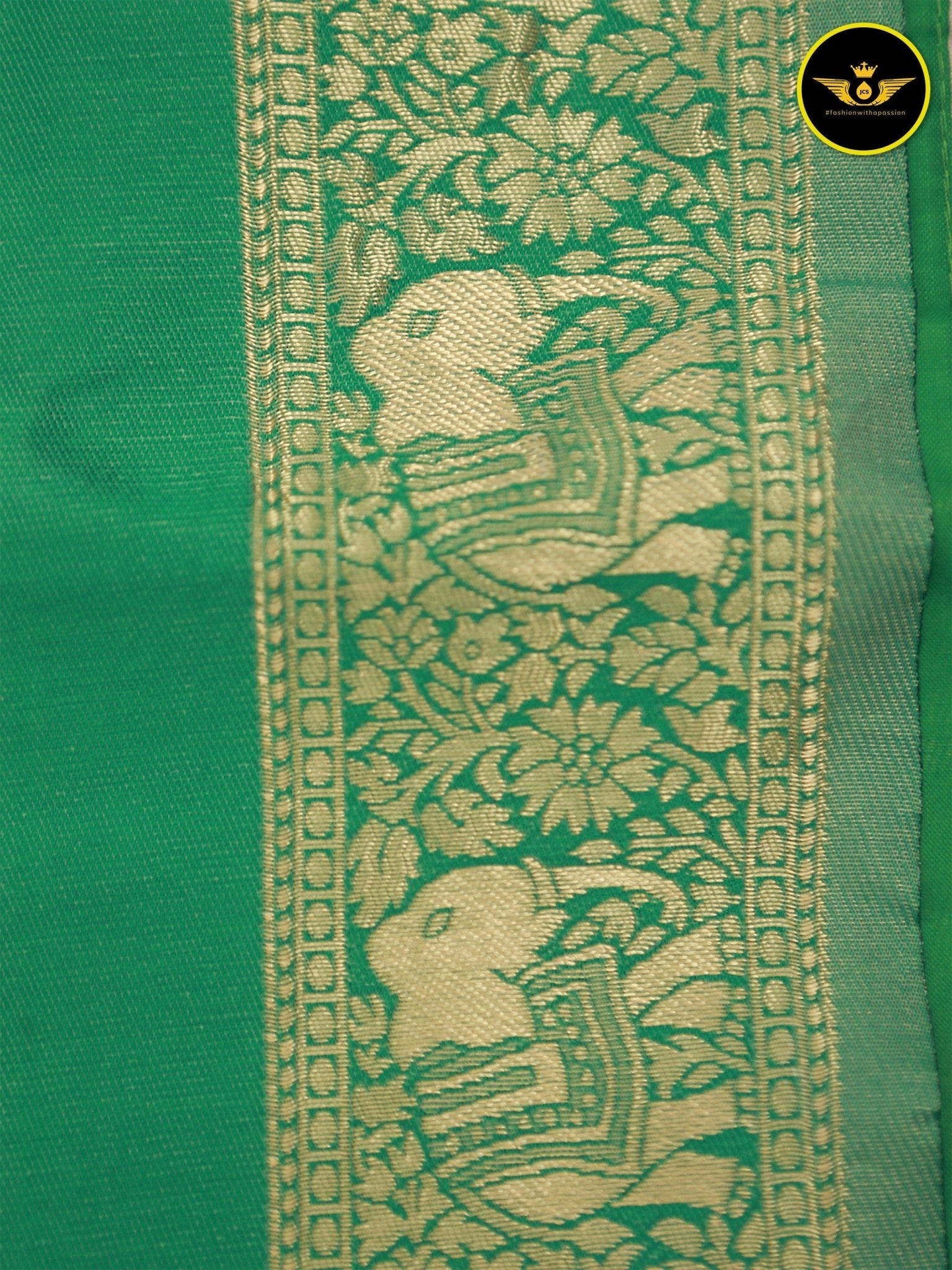 Semi Ikkat Saree With Gadwal Borders - A Fusion of Tradition & Trend Saree JCS Fashions