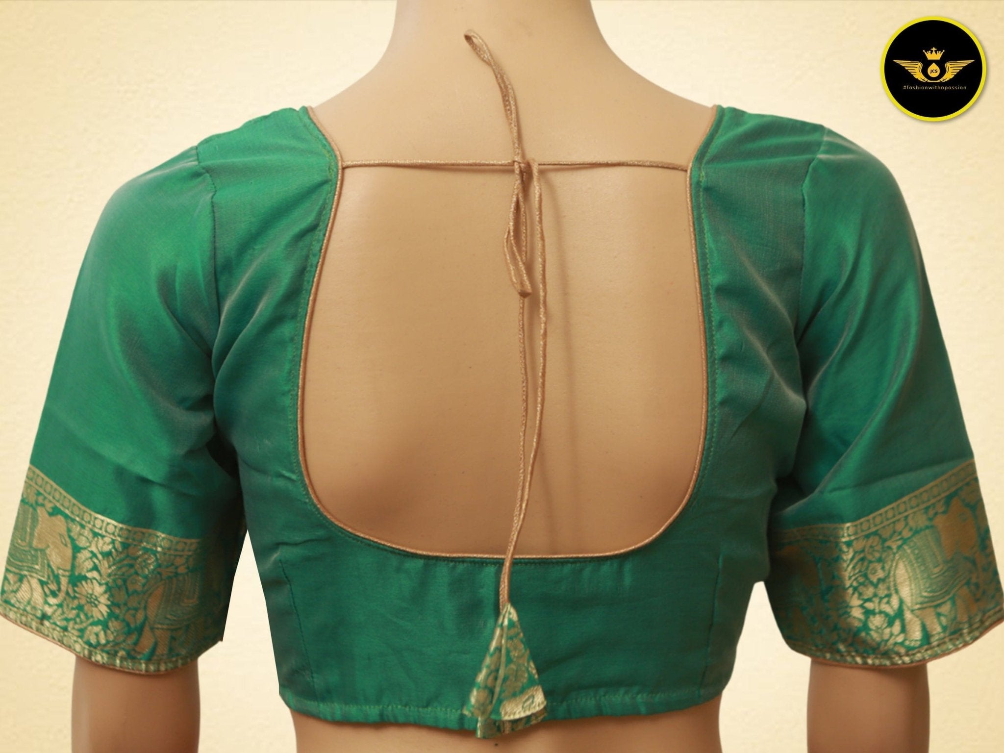 Semi Ikkat Saree With Gadwal Borders - A Fusion of Tradition & Trend Saree JCS Fashions