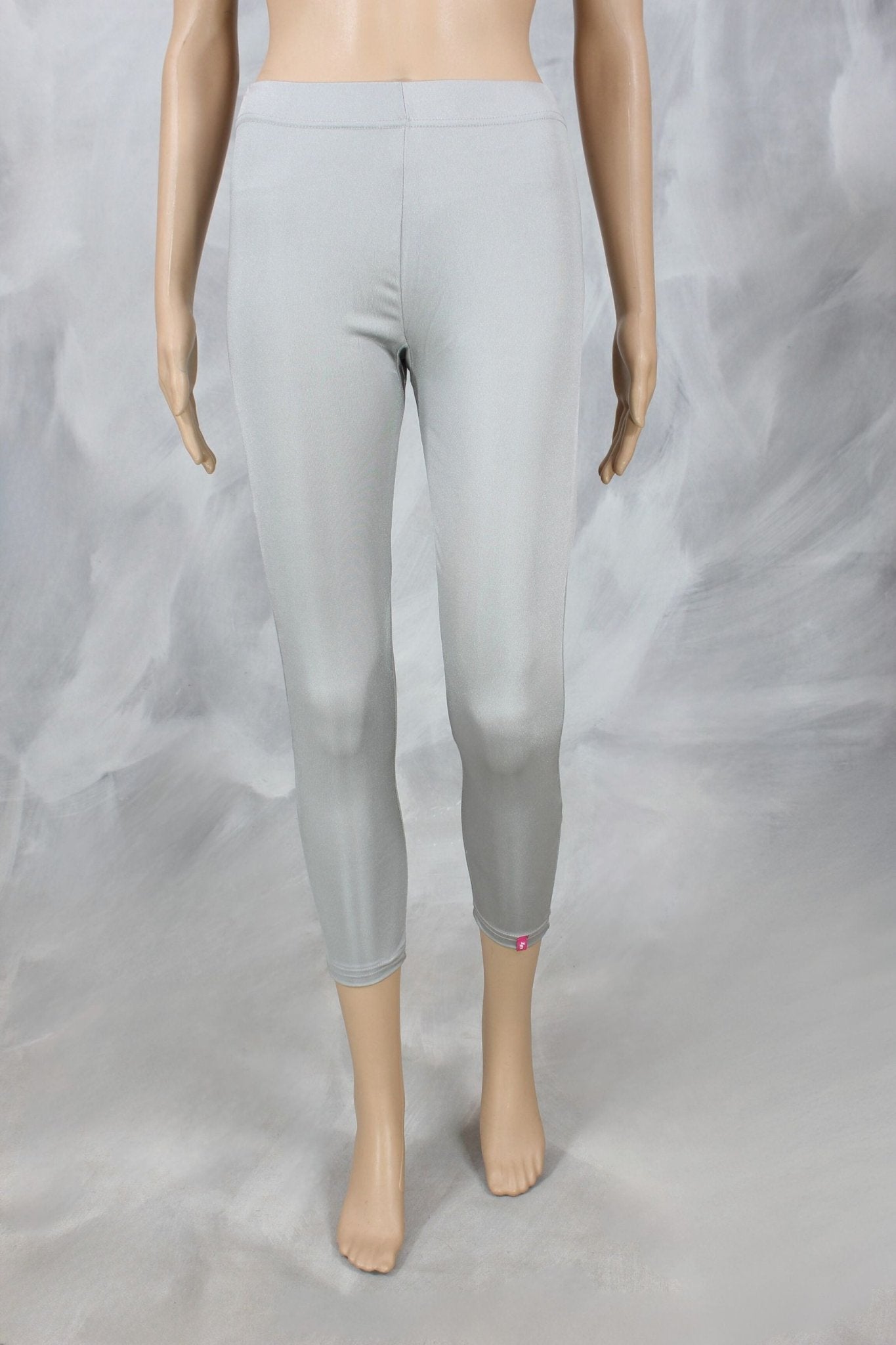 Shimmer Leggings by JCSFashions -Stretch & Shine for Chic Fitness Styles Legging JCS Fashions Silver L