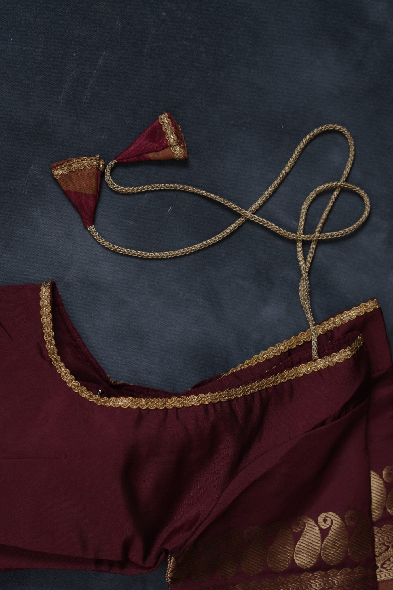 Silk Cotton Saree with Zari Border, Line Pallu and Stitched Blouse SAREE JCS Fashions