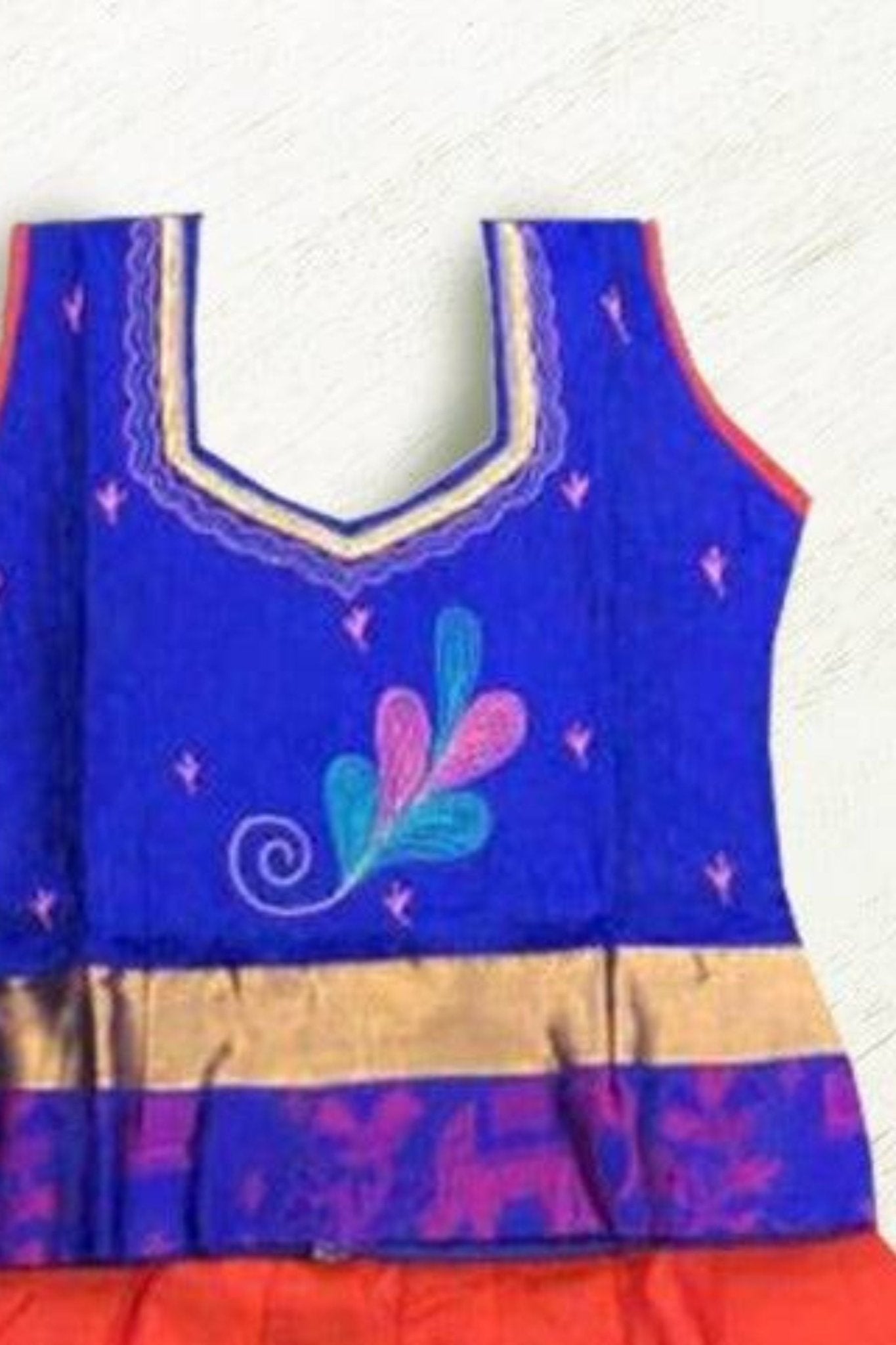 Silk Mark Certified Pure Silk Pattu Paavadai Set | JCSFashions Kids JCS Fashions