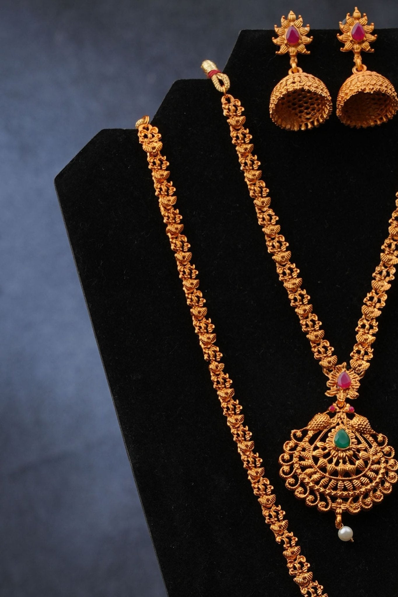 Sleek Elegance: Matte Finish Jewelry Set - JCSFashions Jewelry JCS Fashions