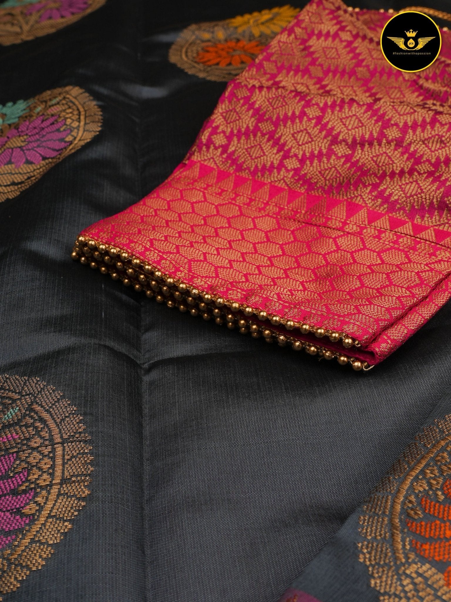 Soft Semi Silk Saree With Fully Stitched Jacquard Blouse SAREE JCS Fashions