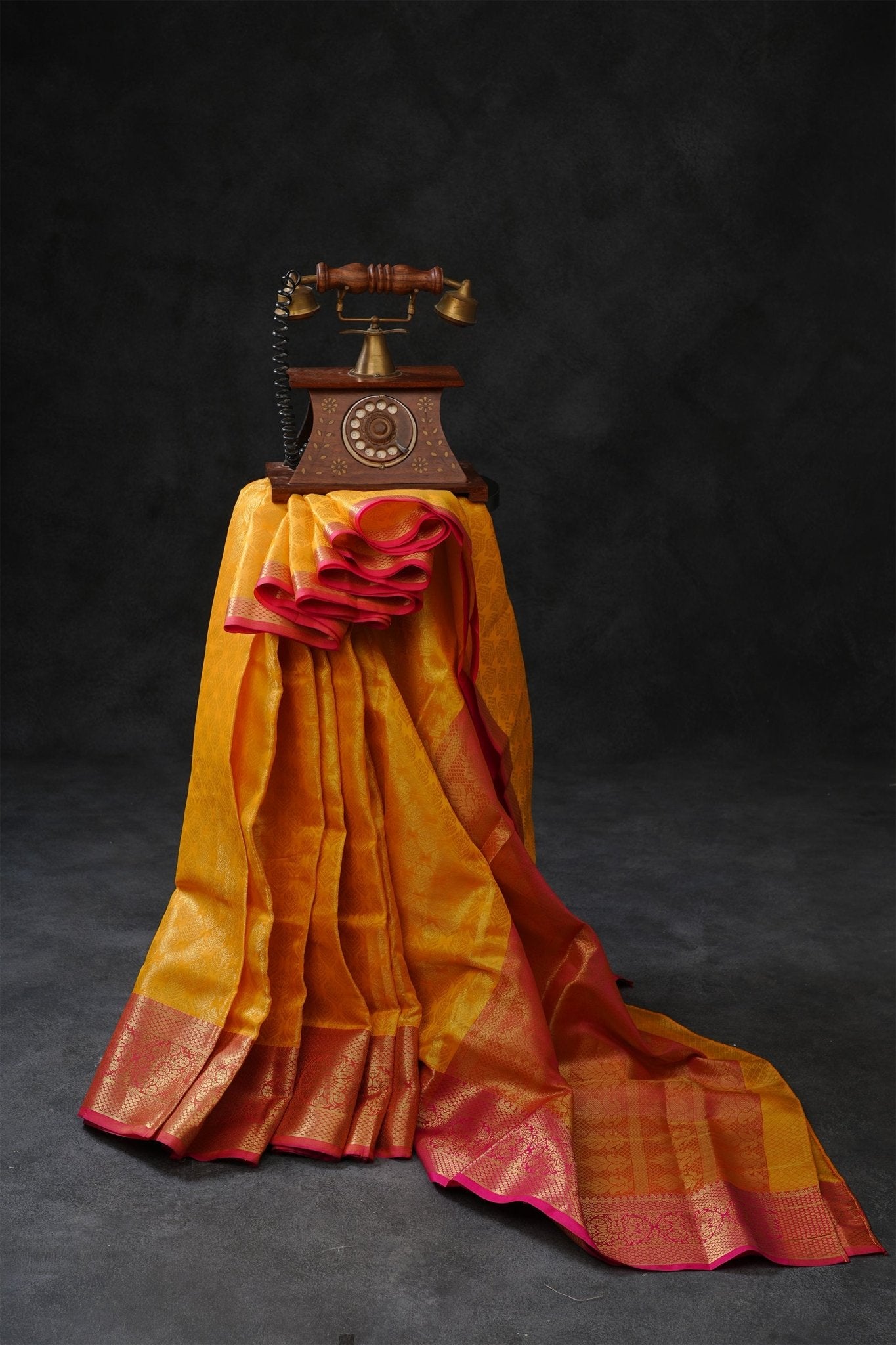 Stunning and Elegant Sarees for Every Occasion with Premium Quality SAREE JCS Fashions Yellow 5.5 meters