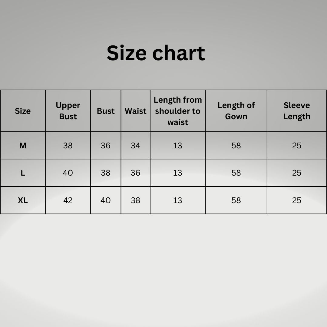 Stunning Embroidered long Gown with Stone Work KURTI JCS Fashions