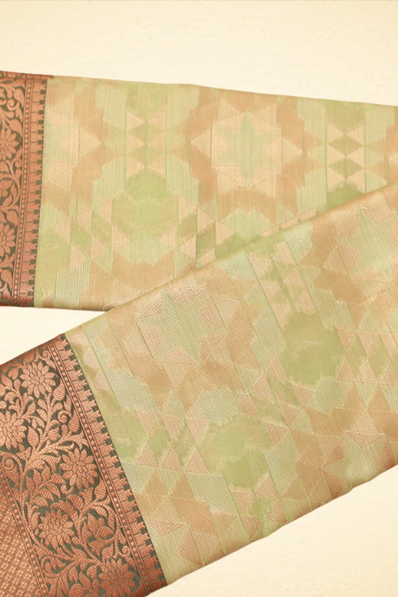 Stunning Semi Silk Saree with Beautiful Weaves, Contrast Border & Pallu Saree JCS Fashions