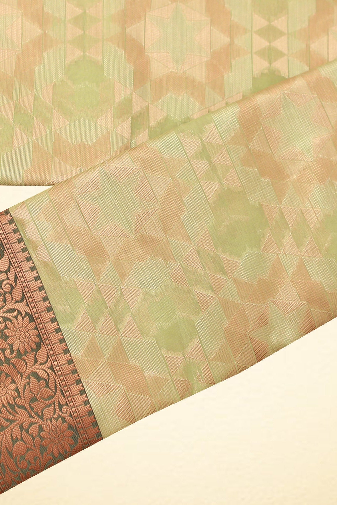 Stunning Semi Silk Saree with Beautiful Weaves, Contrast Border & Pallu Saree JCS Fashions