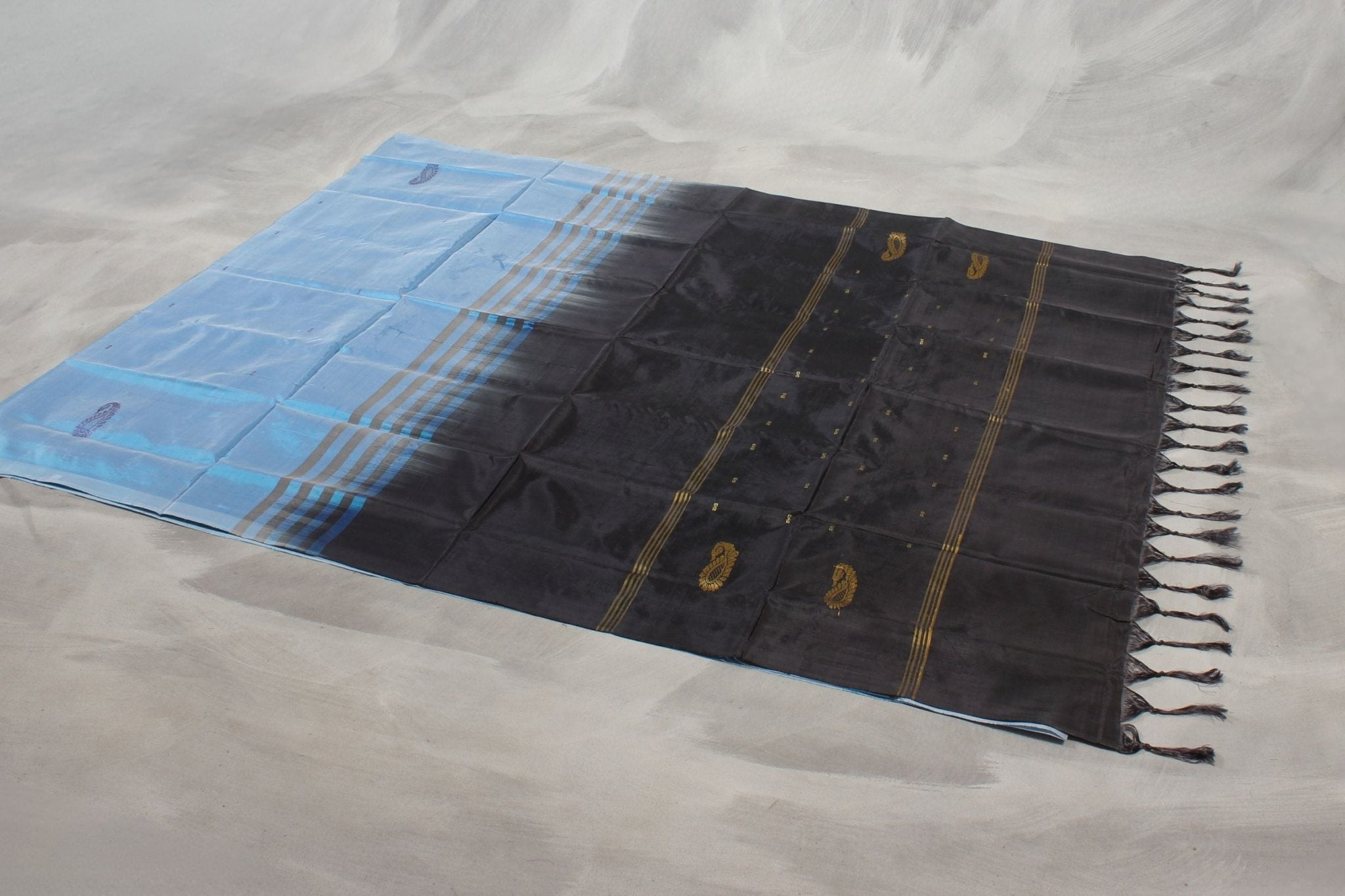 Sublime Banana Pith Saree: Sustainable Indian Fashion in Natural Hue Saree JCS Fashions