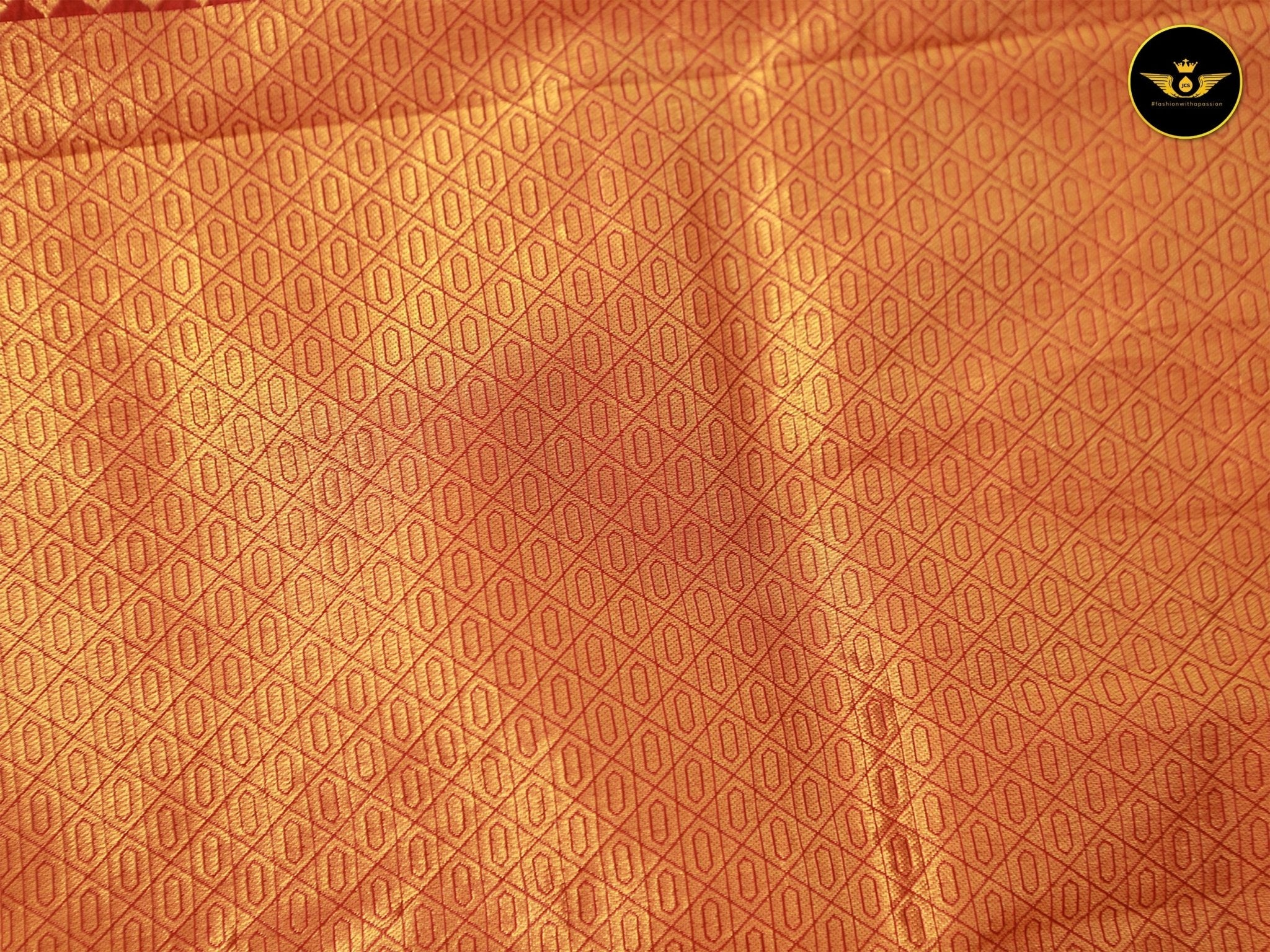 Timeless Elegance Semi Silk Saree With Contrast Aari Work Blouse SAREE JCS Fashions