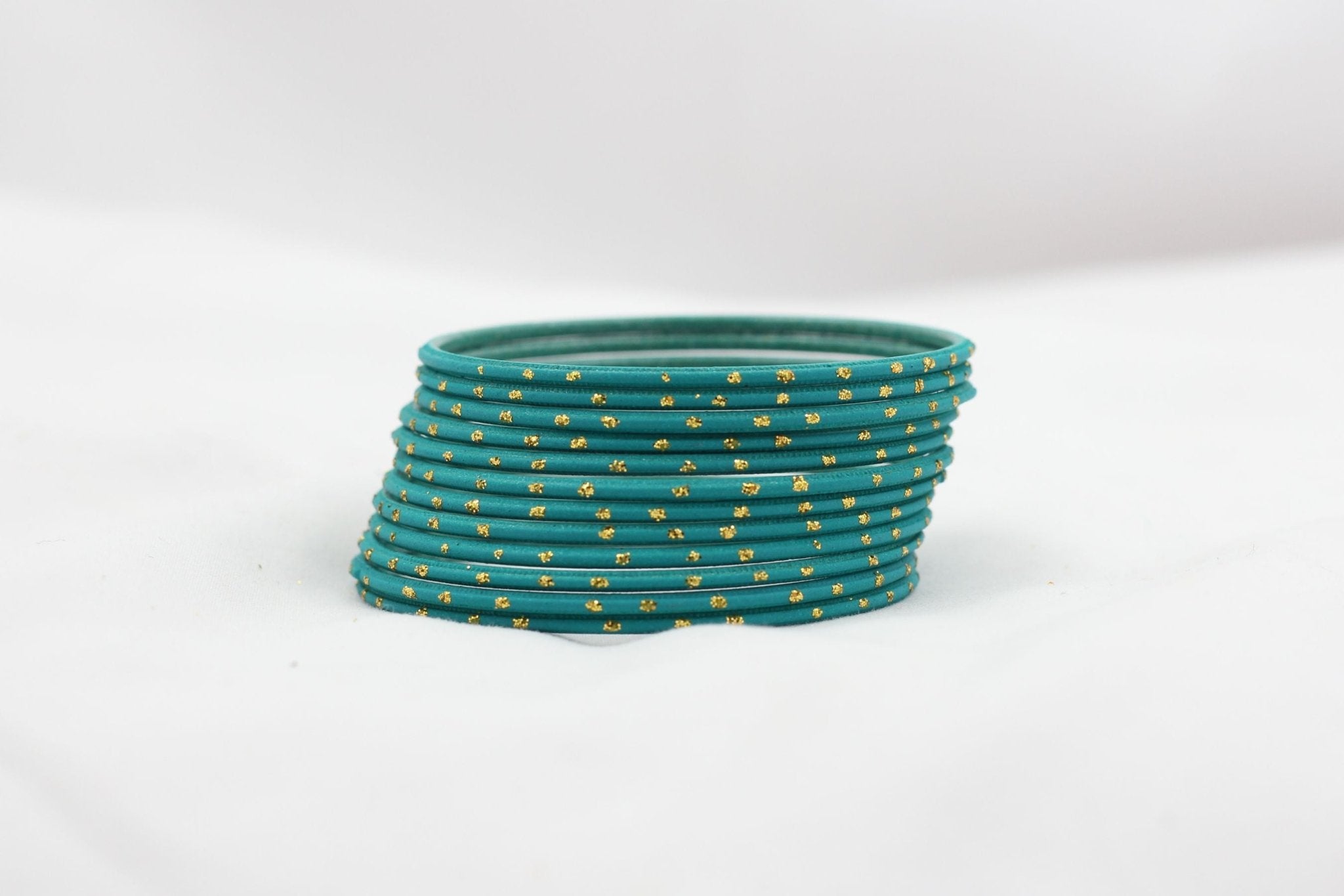 Timeless Multicolor Brass and Copper Bangle for Women Jewelry JCS Fashions Sea Green 2.40