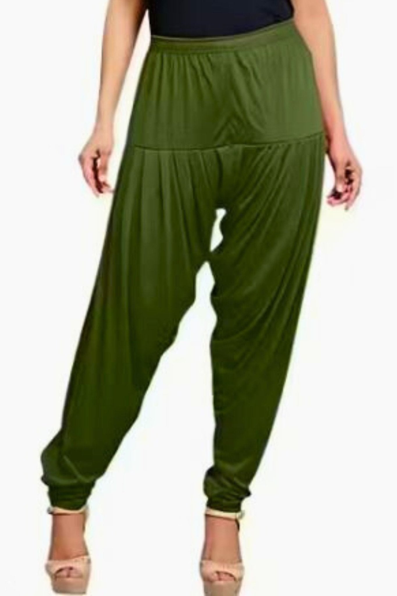 Traditional Ethnic Patiala Pant by JCSFashions - A Fusion of Comfort Patiyala JCS Fashions Green XXL